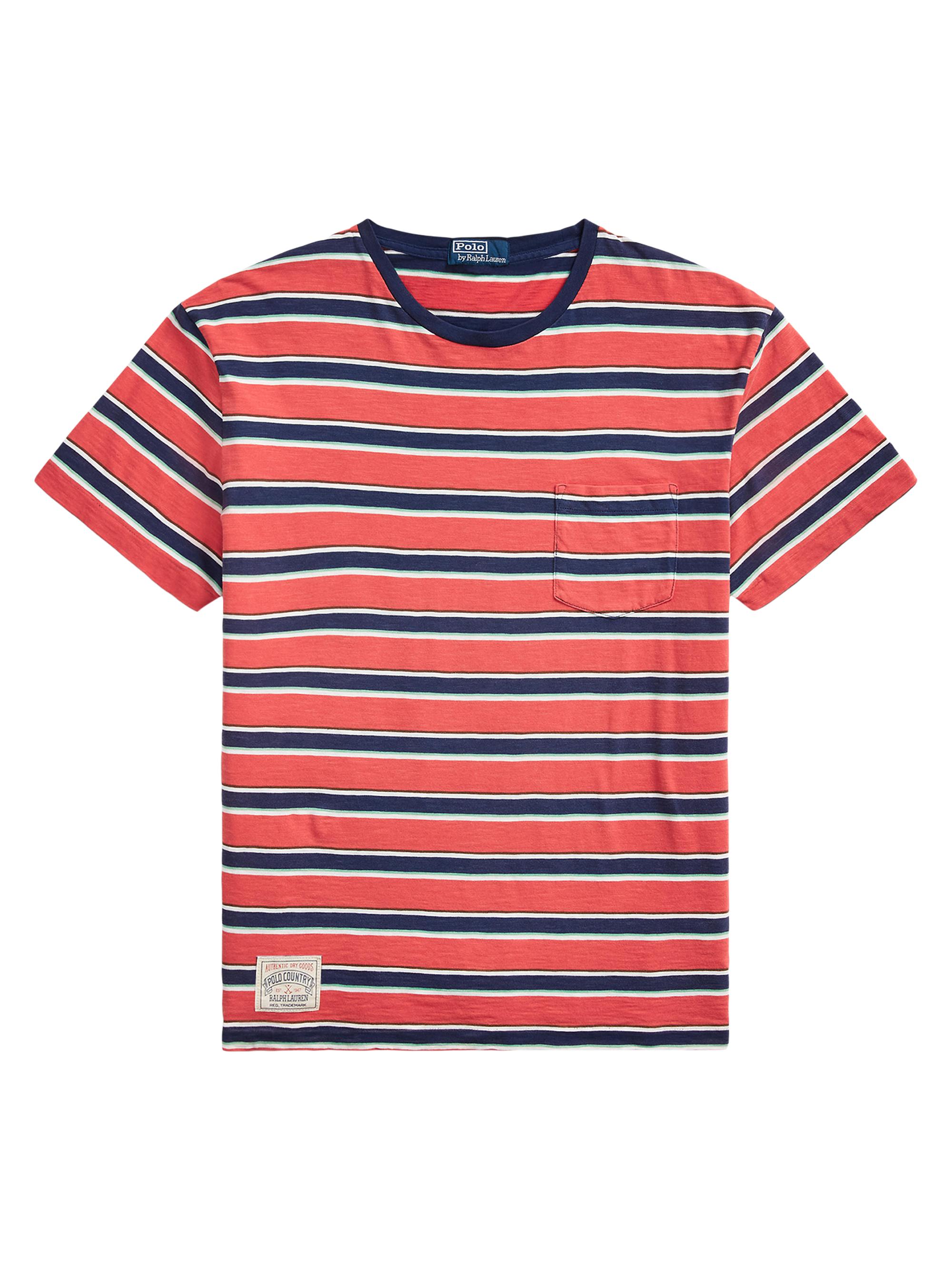 Polo Ralph Lauren Striped Cotton Gauze Jersey T-Shirt | Saks Fifth