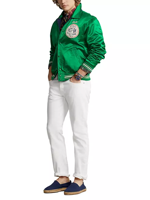 Denim & Supply Ralph Lauren Cotton Jersey Bomber Jacket, Men