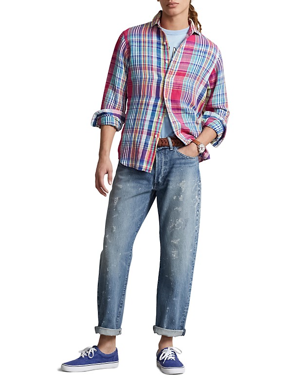 Shop Polo Ralph Lauren Warp Stretch Cotton Jeans | Saks Shop Polo Ralph Lauren Warp Stretch Cotton Jeans | Saks