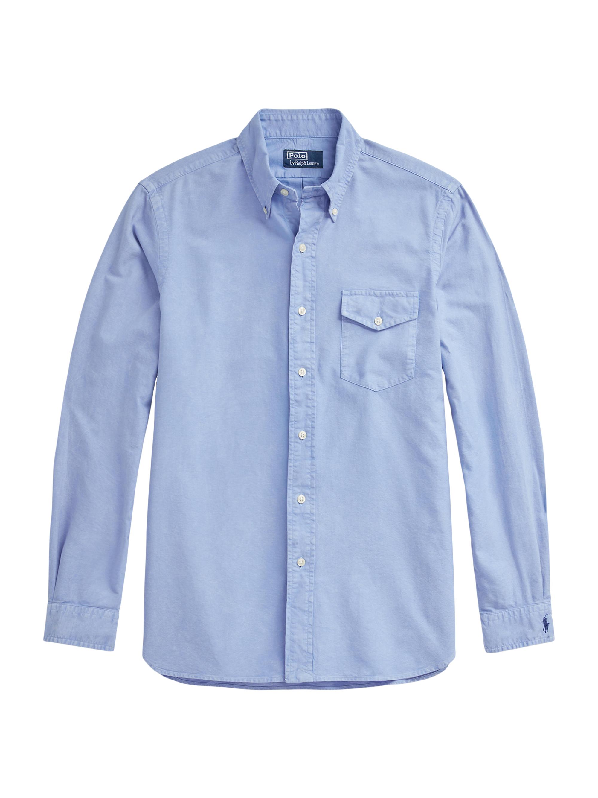 Polo Ralph Lauren Oxford Button-Front Pocket Shirt | Saks Fifth Avenue