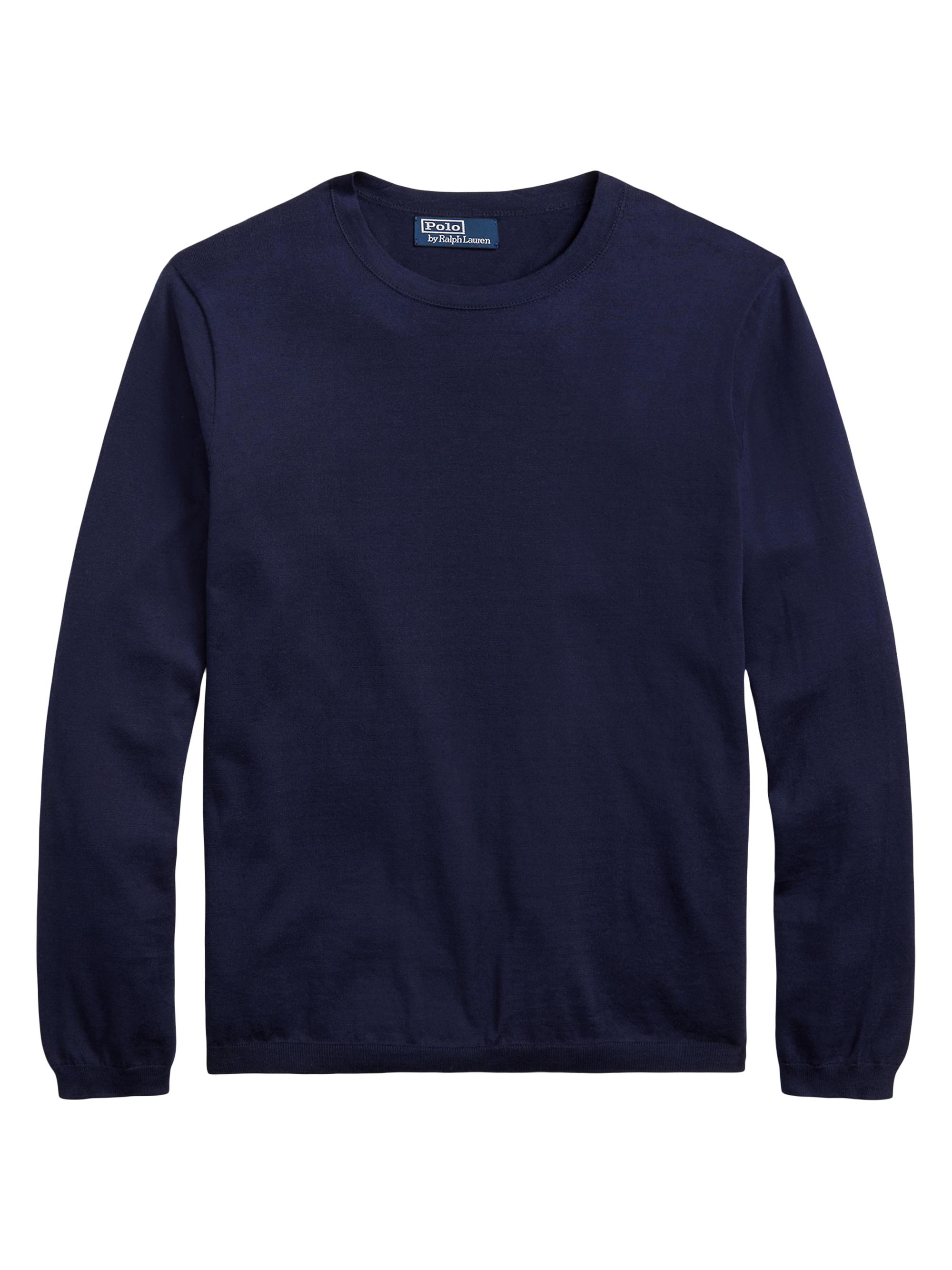 POLO RALPH LAUREN pullover sweatshirt 前V Polo Ralph Lauren Logo Cotton V-Neck Sweater | Saks Fifth Avenue