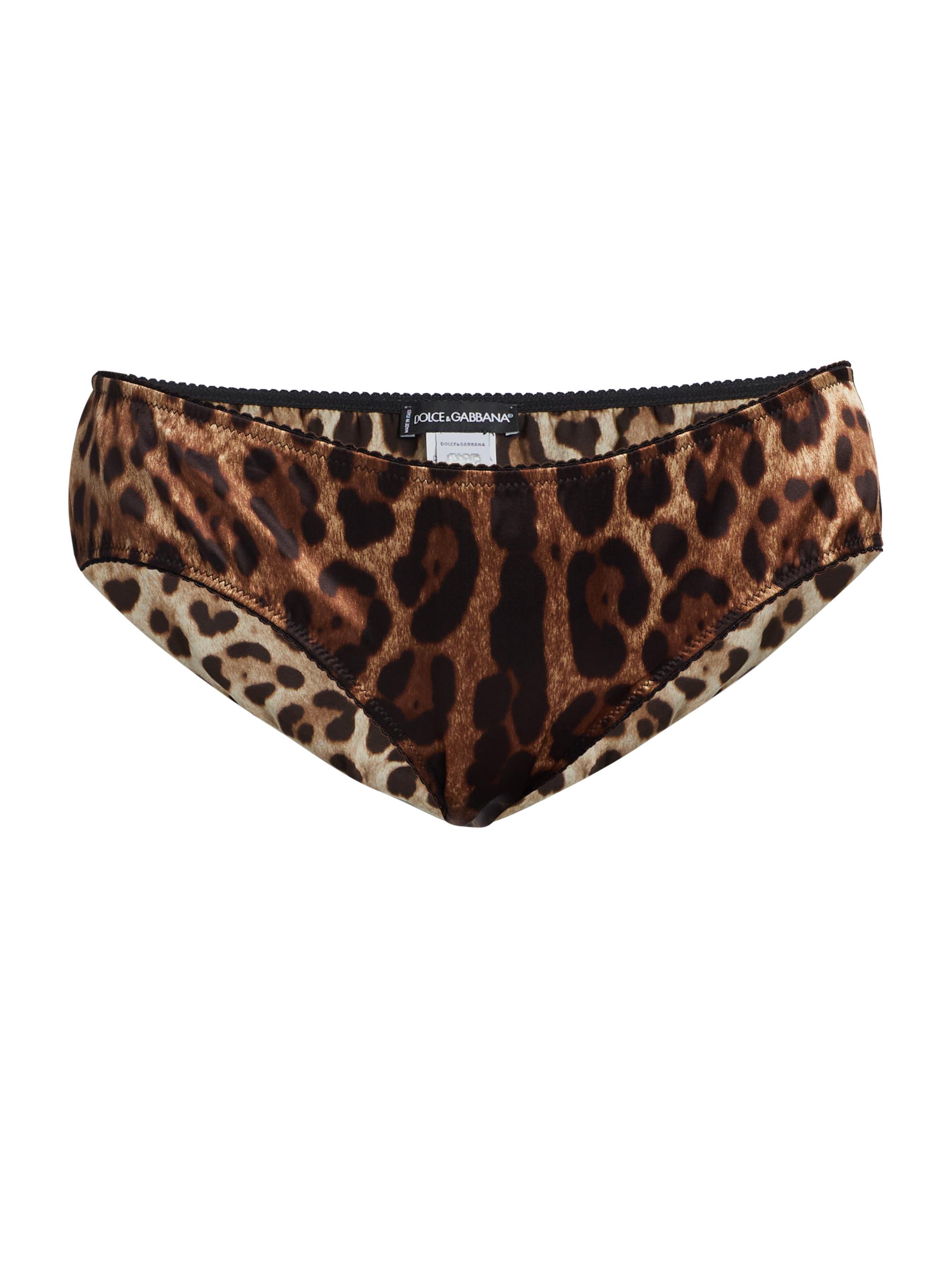 Dolce&Gabbana Leopard Silk Balconette Bra | Saks Fifth Avenue