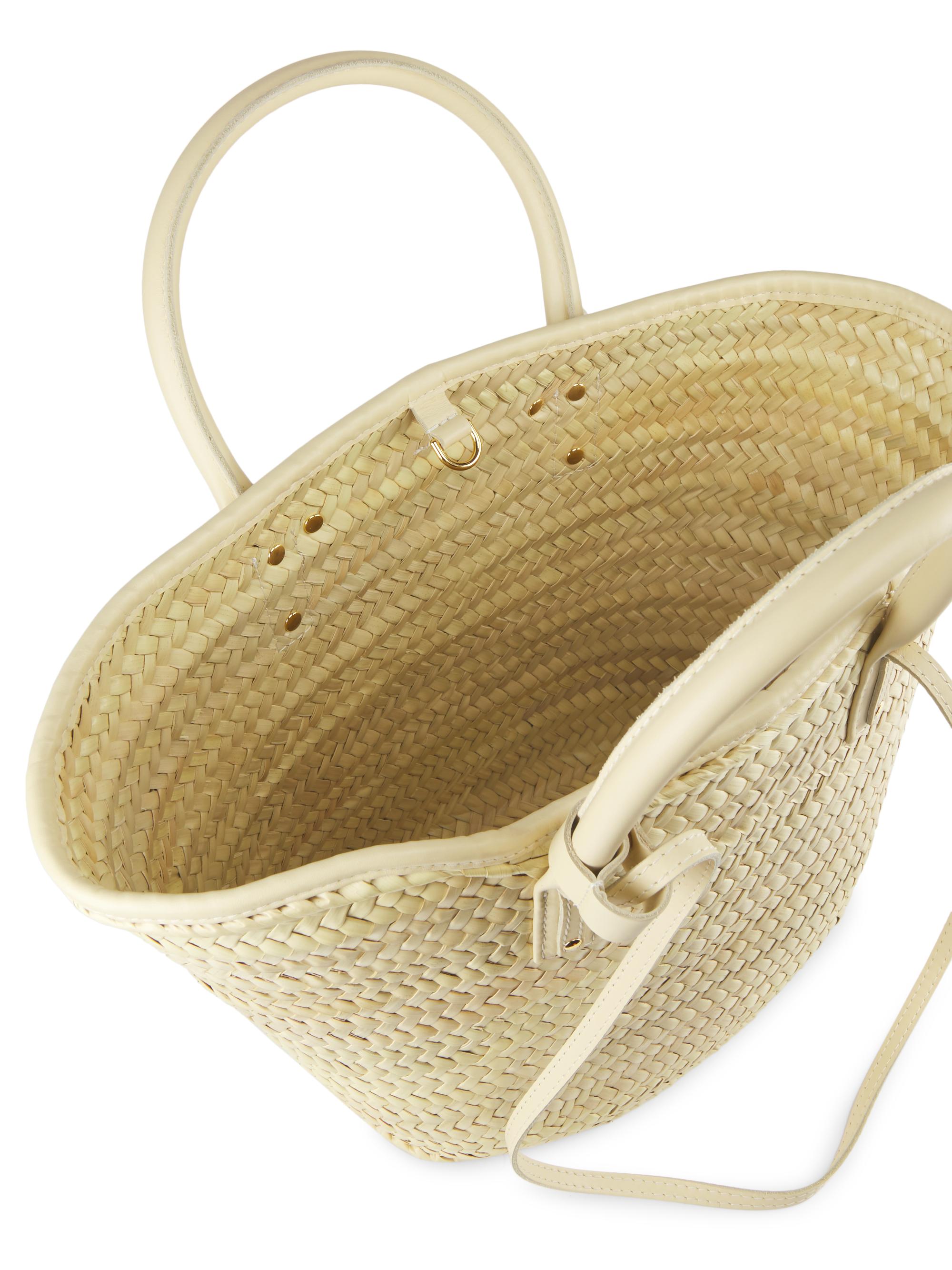 Jacquemus Le Panier Soli Straw Bag | Saks Fifth Avenue