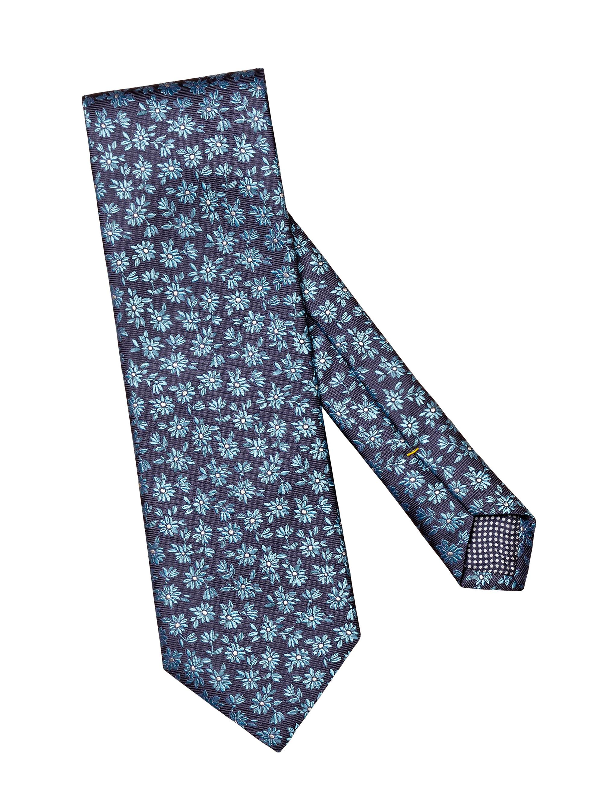 Eton Men's Woven Silk Tie - Blue