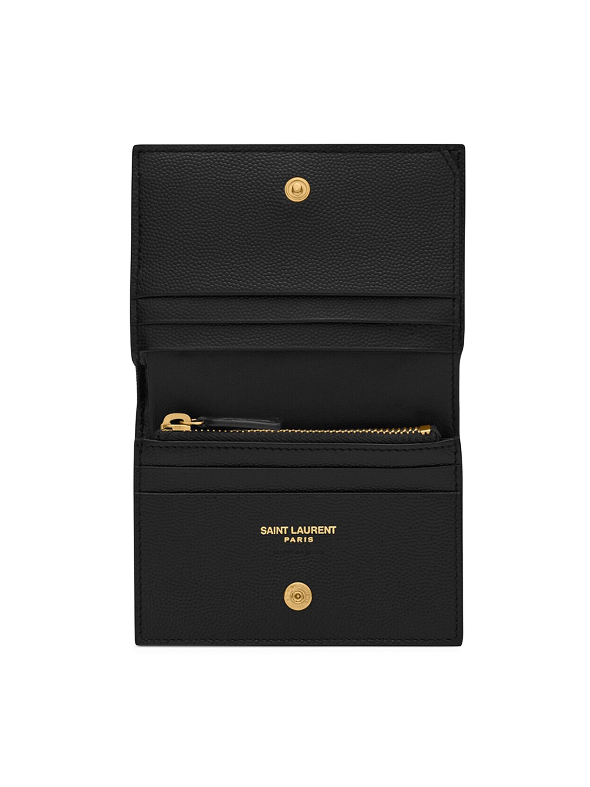 Saint Laurent Cassandre Saint Laurent Matelass Flap Card