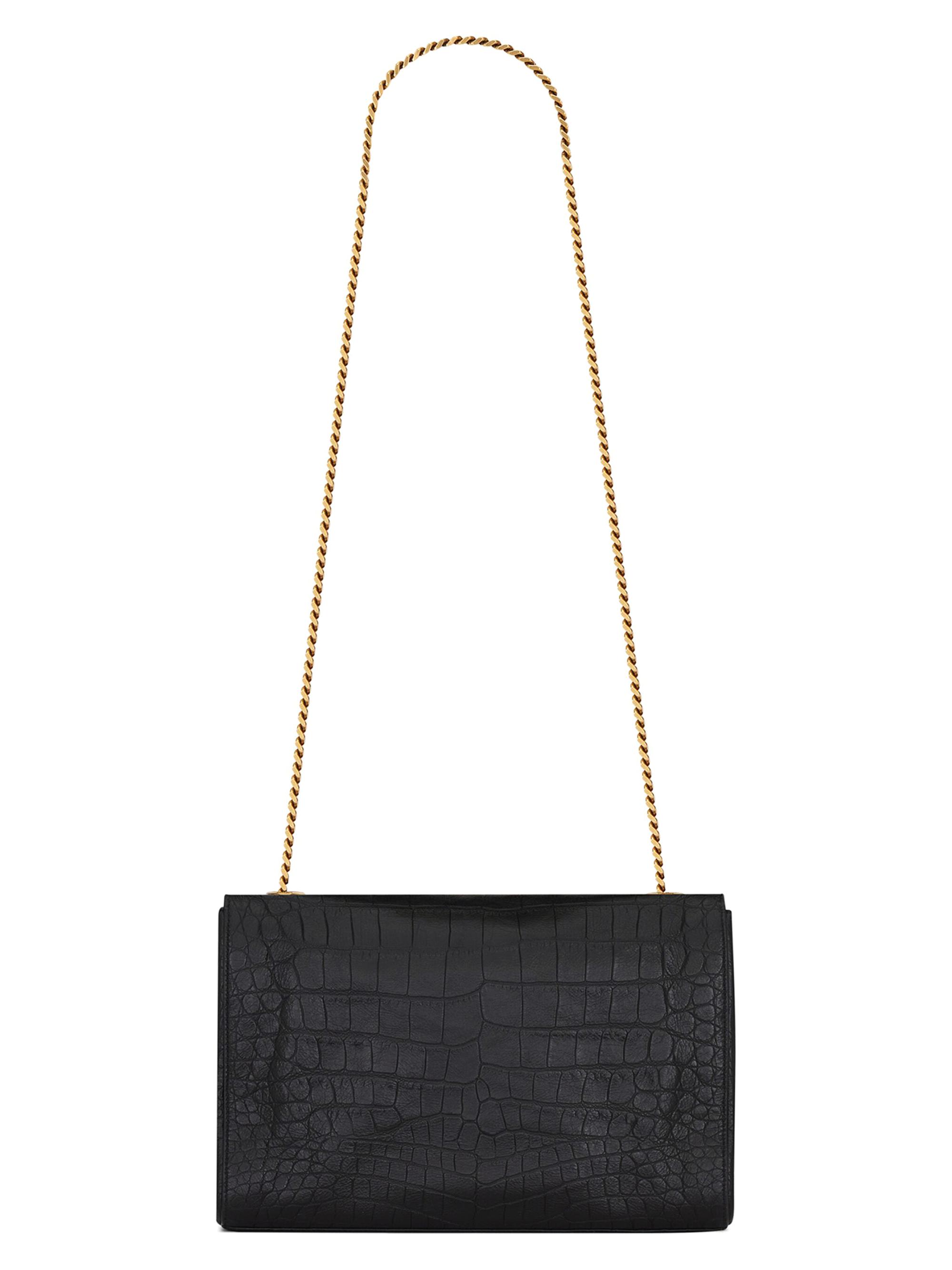 バッグ Yves saint Laurent suede shoulder bag Saint Laurent Kate Medium Reversible Chain Shoulder Bag in