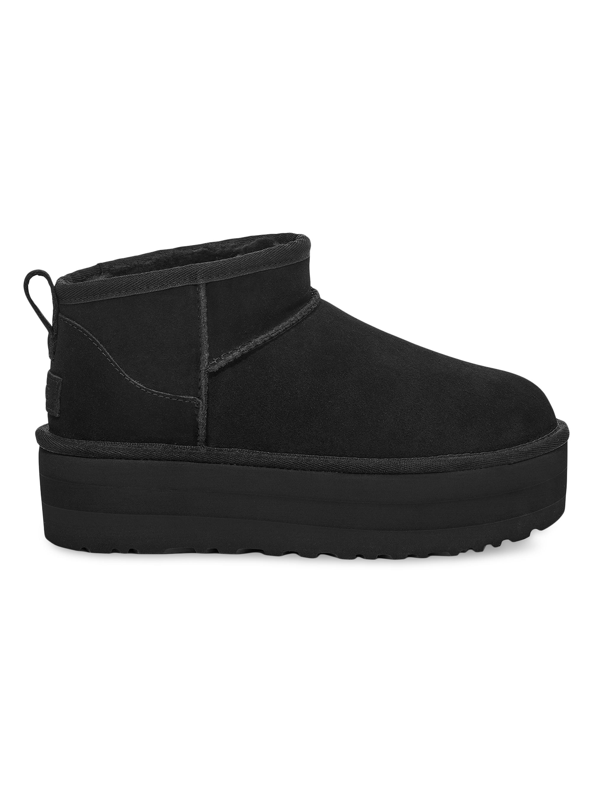 UGG Classic Ultra Mini Sheepskin Ankle Boots | Saks Fifth Avenue