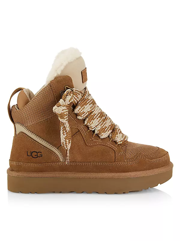Shop UGG Highmel Suede Lace-Up Boots | Saks Fifth Avenue