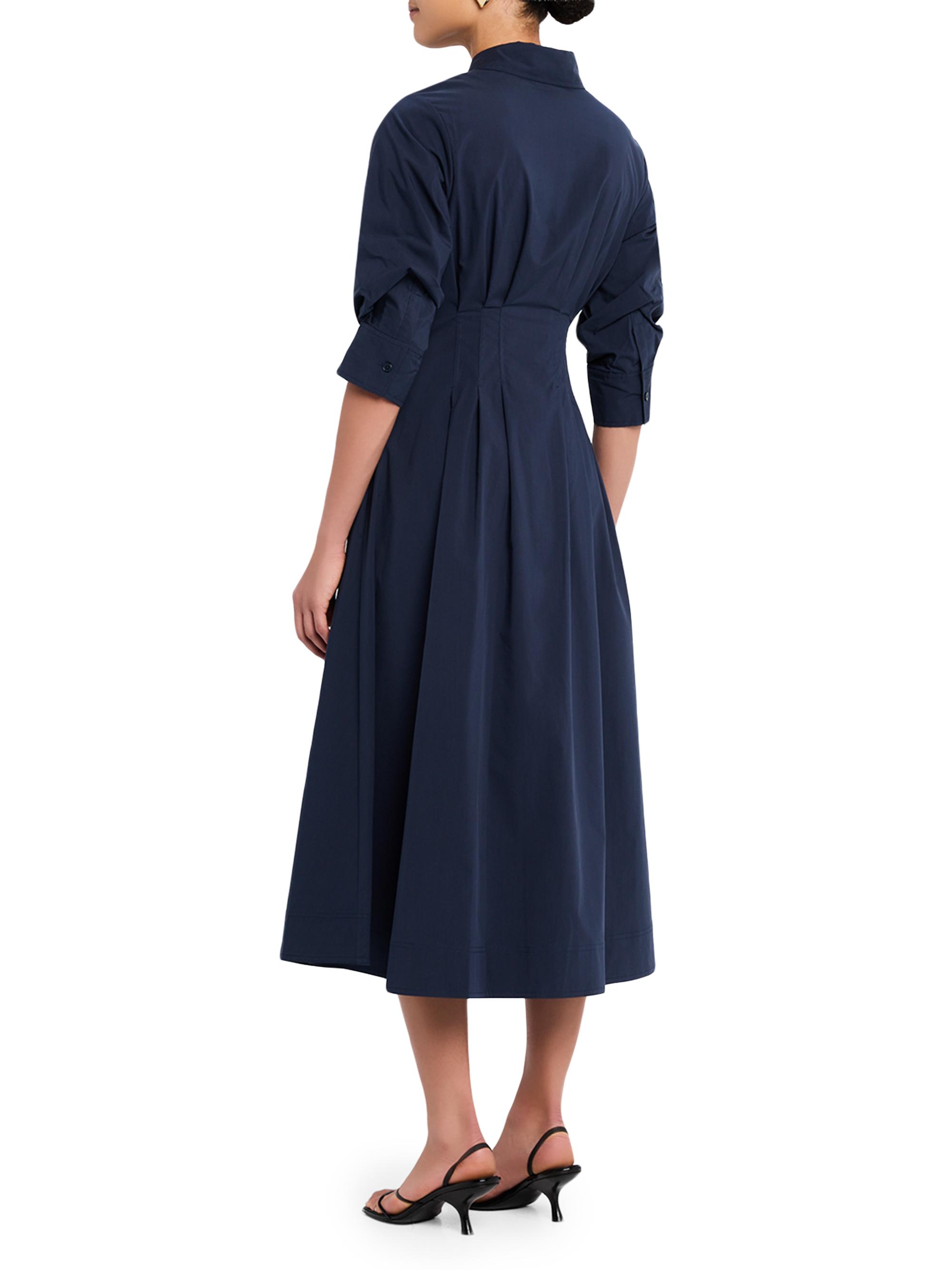 white christmas dresses SIMKHAI Jazz Cotton Midi Dress
