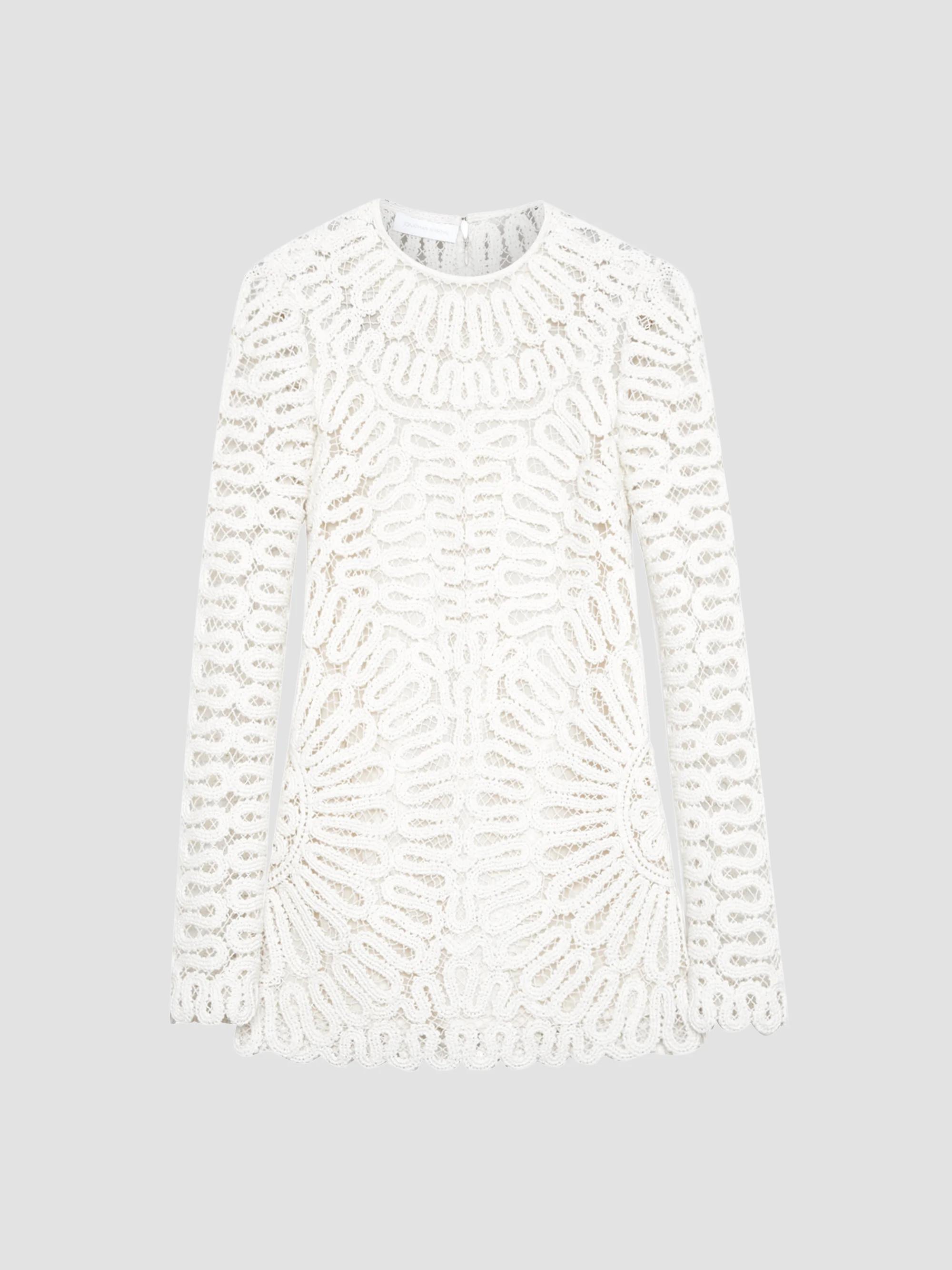 Mc Call Crocheted Long-Sleeve Minidress