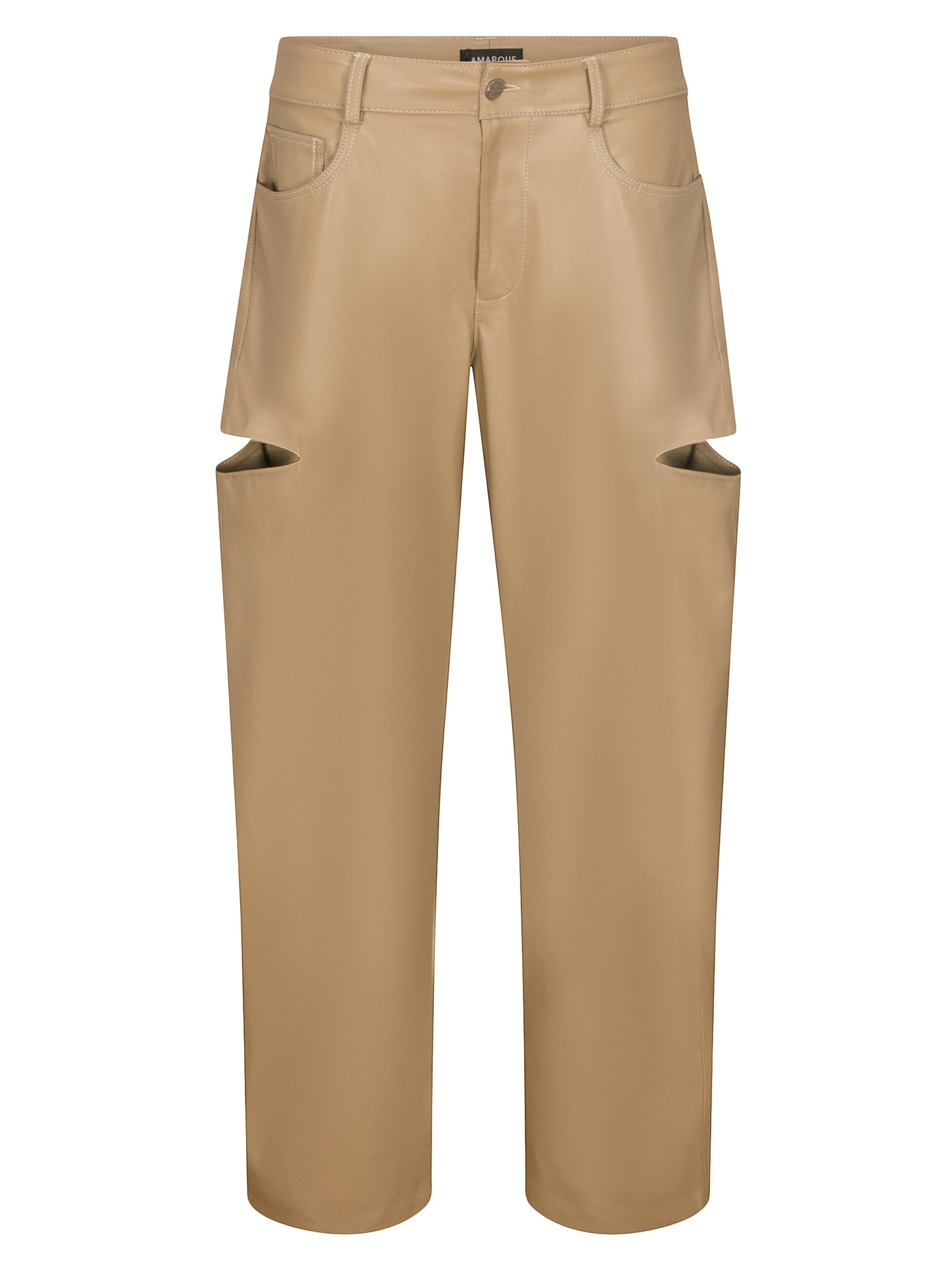 Lamarque Women's Faleen Faux Leather Pants - Wheat