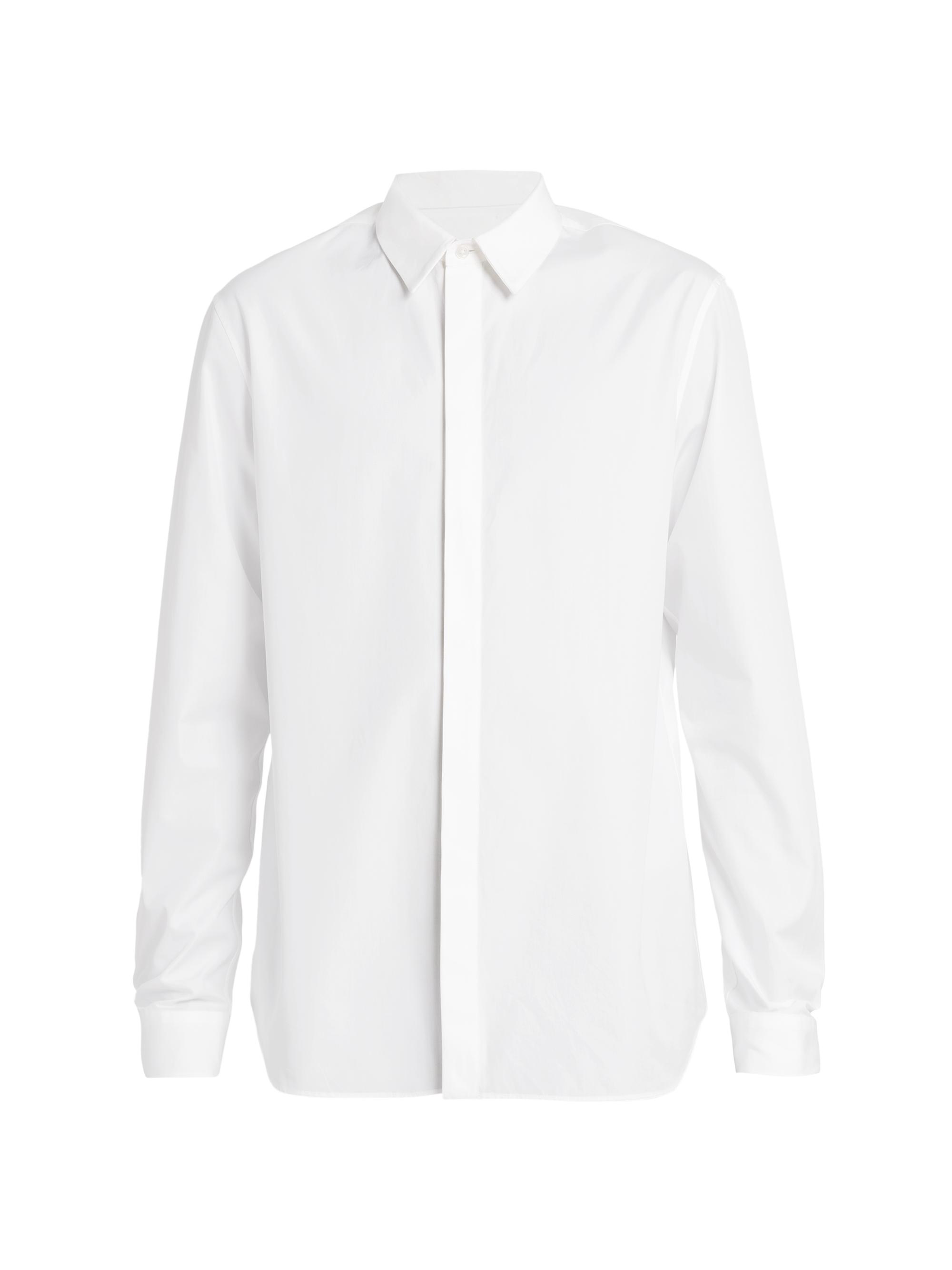 Jil Sander Men's Cotton Button-Front Shirt - White