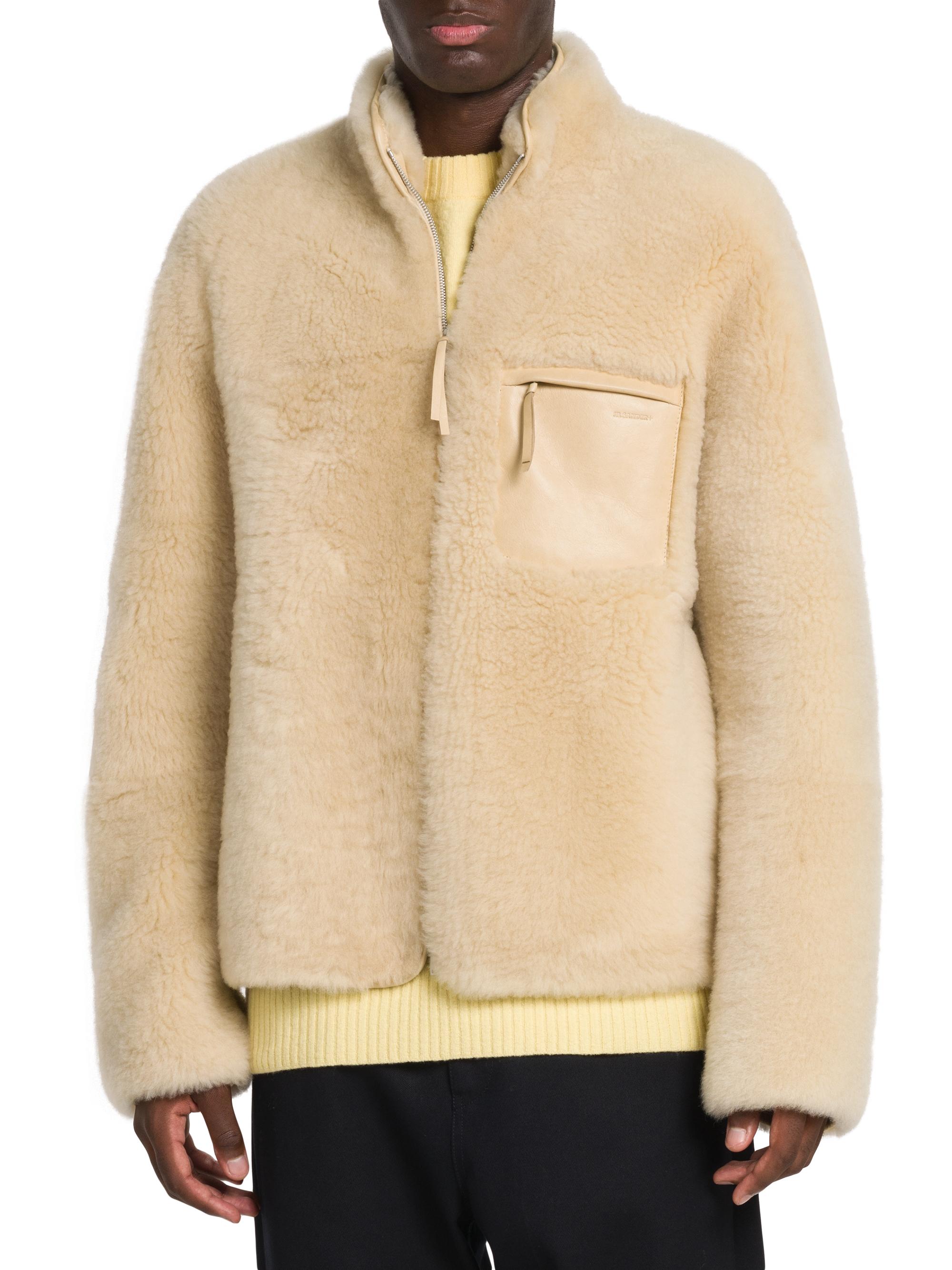 Jil Sander Shearling Zip-Front Jacket | Saks Fifth Avenue