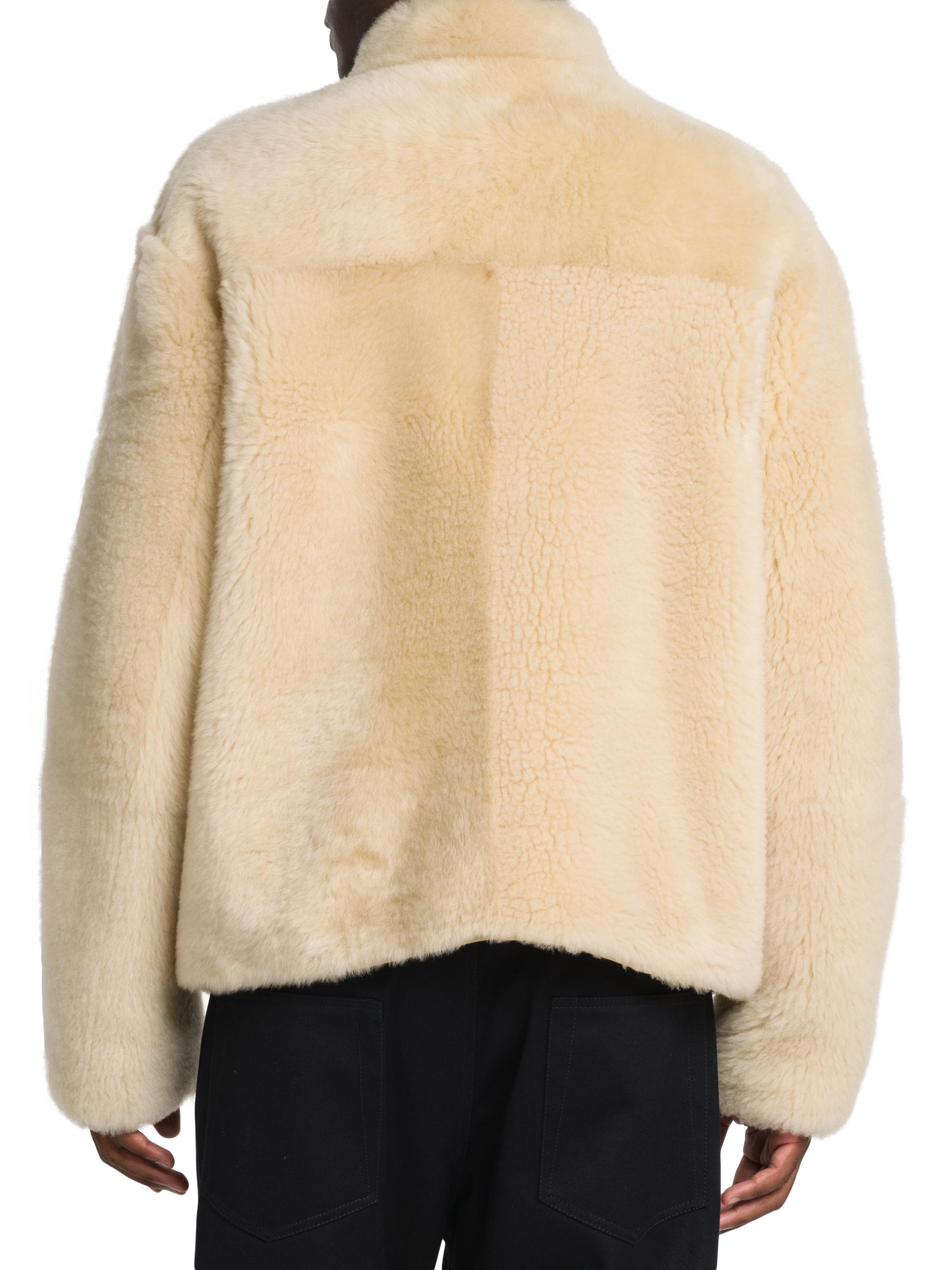 Jil Sander Shearling Zip-Front Jacket | Saks Fifth Avenue