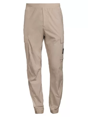 Stretch Cotton Cargo Pants