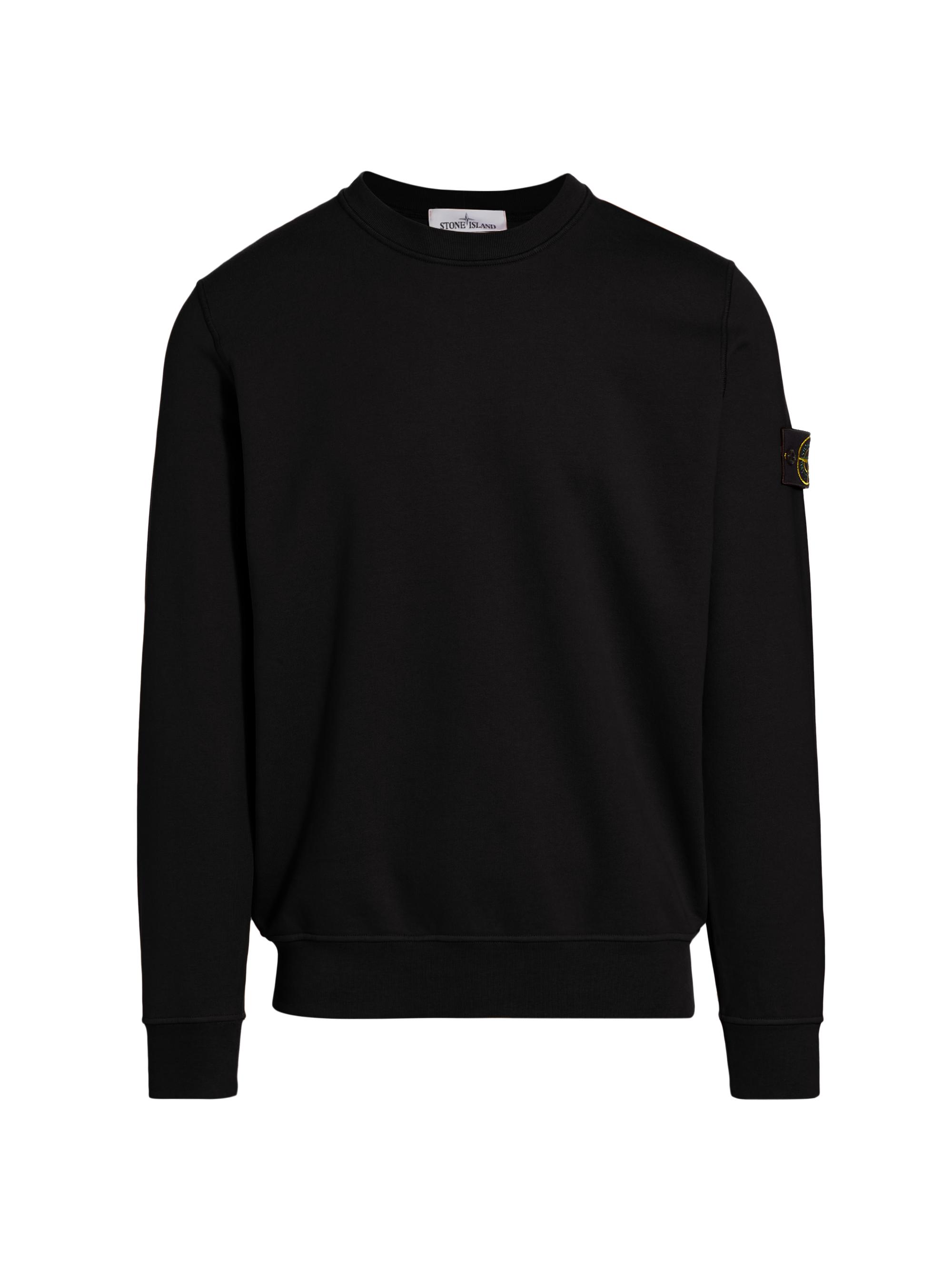 STONE  Crewneck スウェット ブラック Stone Island Pocket Cotton Crewneck Sweatshirt | Saks Fifth Avenue