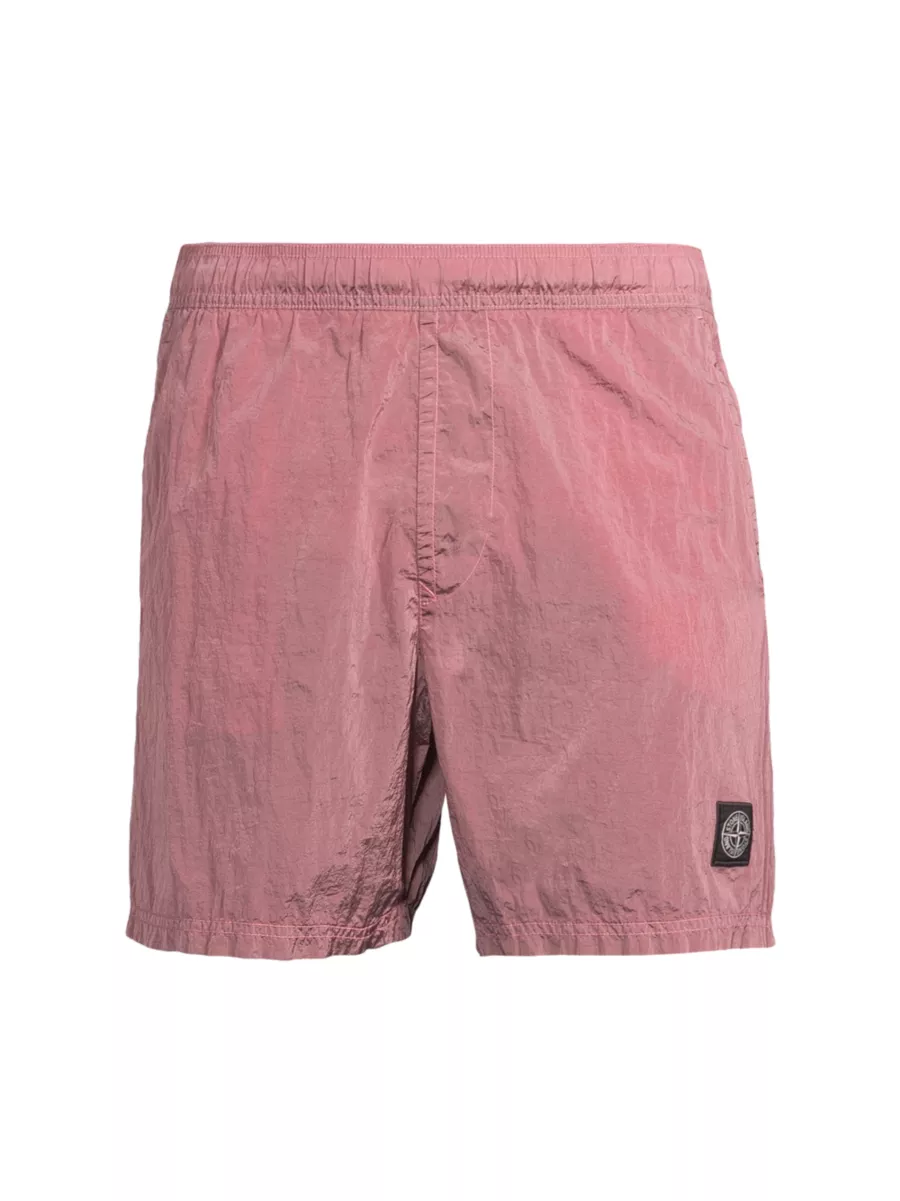 Shop Stone Island Logo Swim Shorts | Saks Fifth Avenue Shop Stone Island Logo Swim Shorts | Saks Fifth Avenue