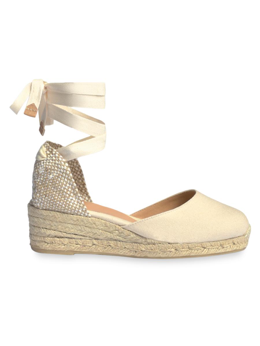 サンダル・ミュール Castaner SS25 Espadrilles (CARINA 3 001 IVORY) Ivory Carina Espadrille | Castaner