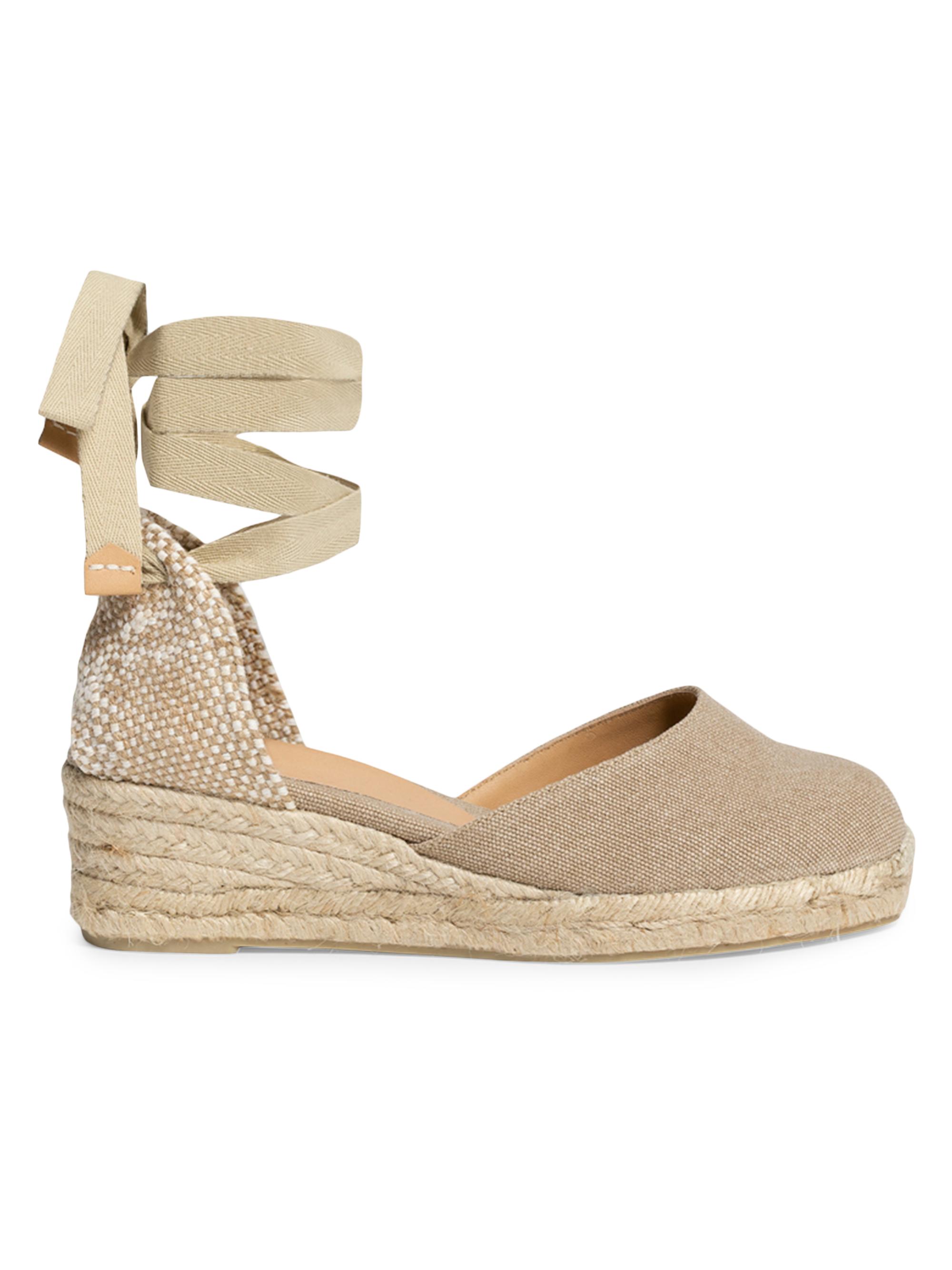 Castañer Women's Carina 3 Espadrille Wedge Sandals - Sand