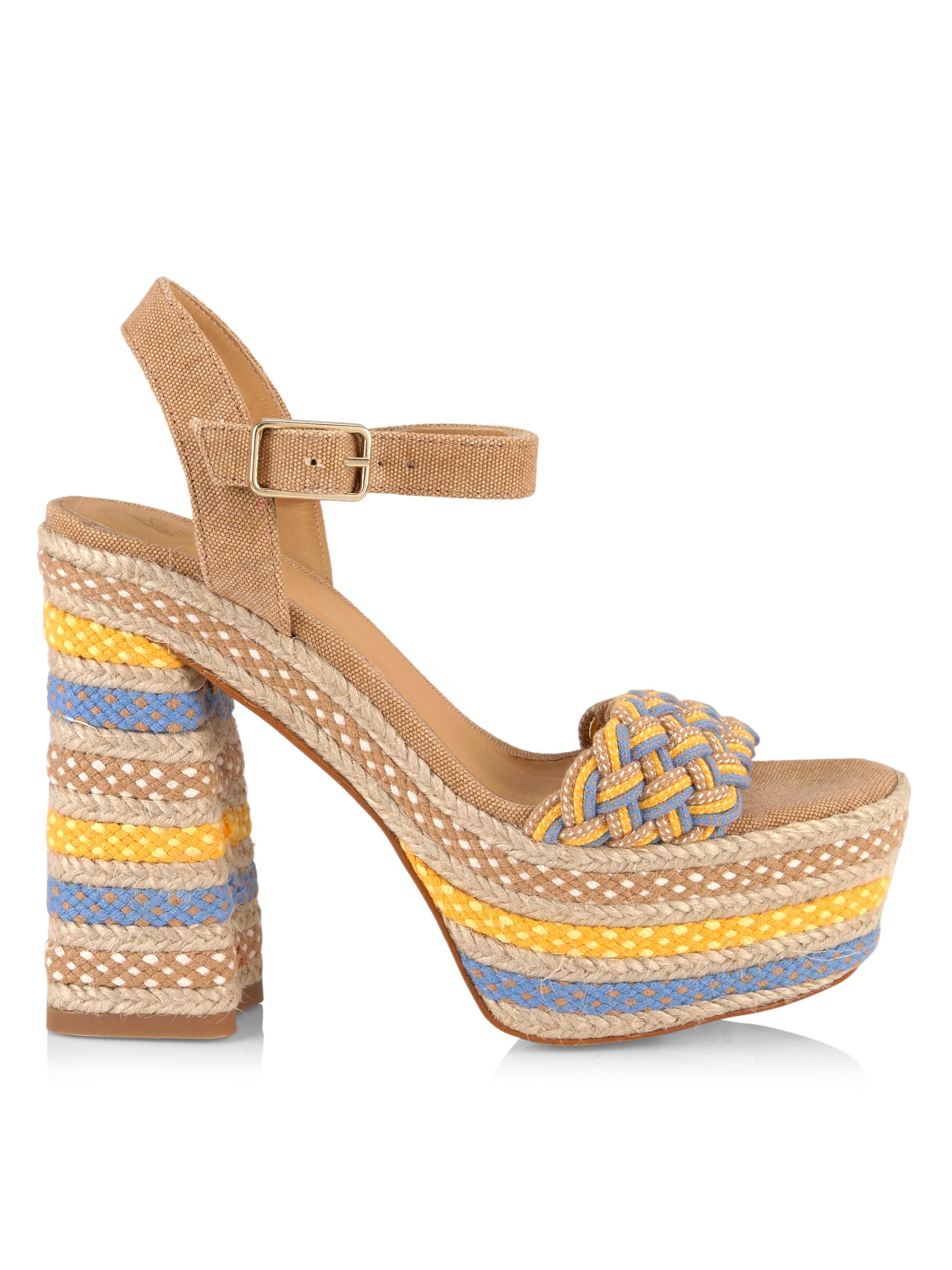 Castañer Women's Anne Raffia Platform Sandals