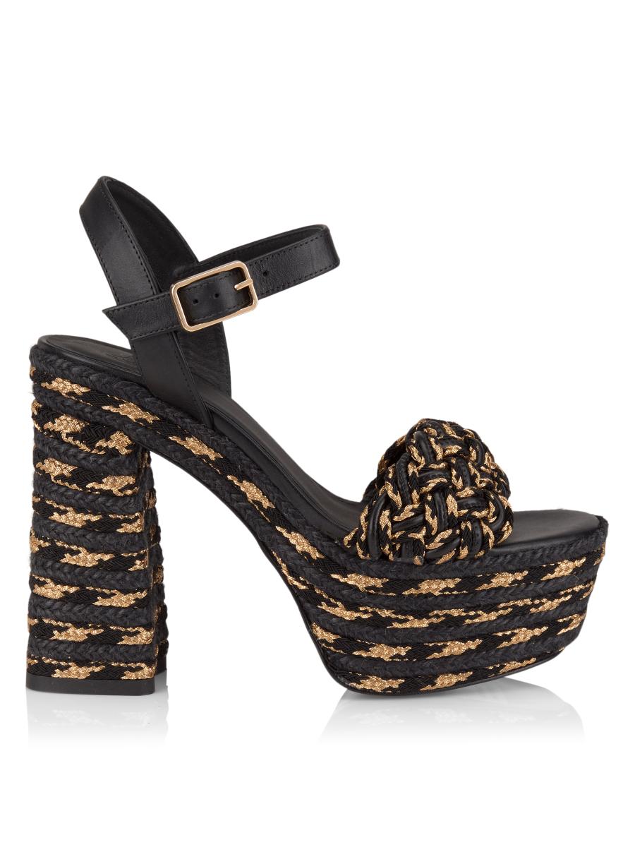 Castañer Anne Raffia Platform Sandals | Saks Fifth Avenue