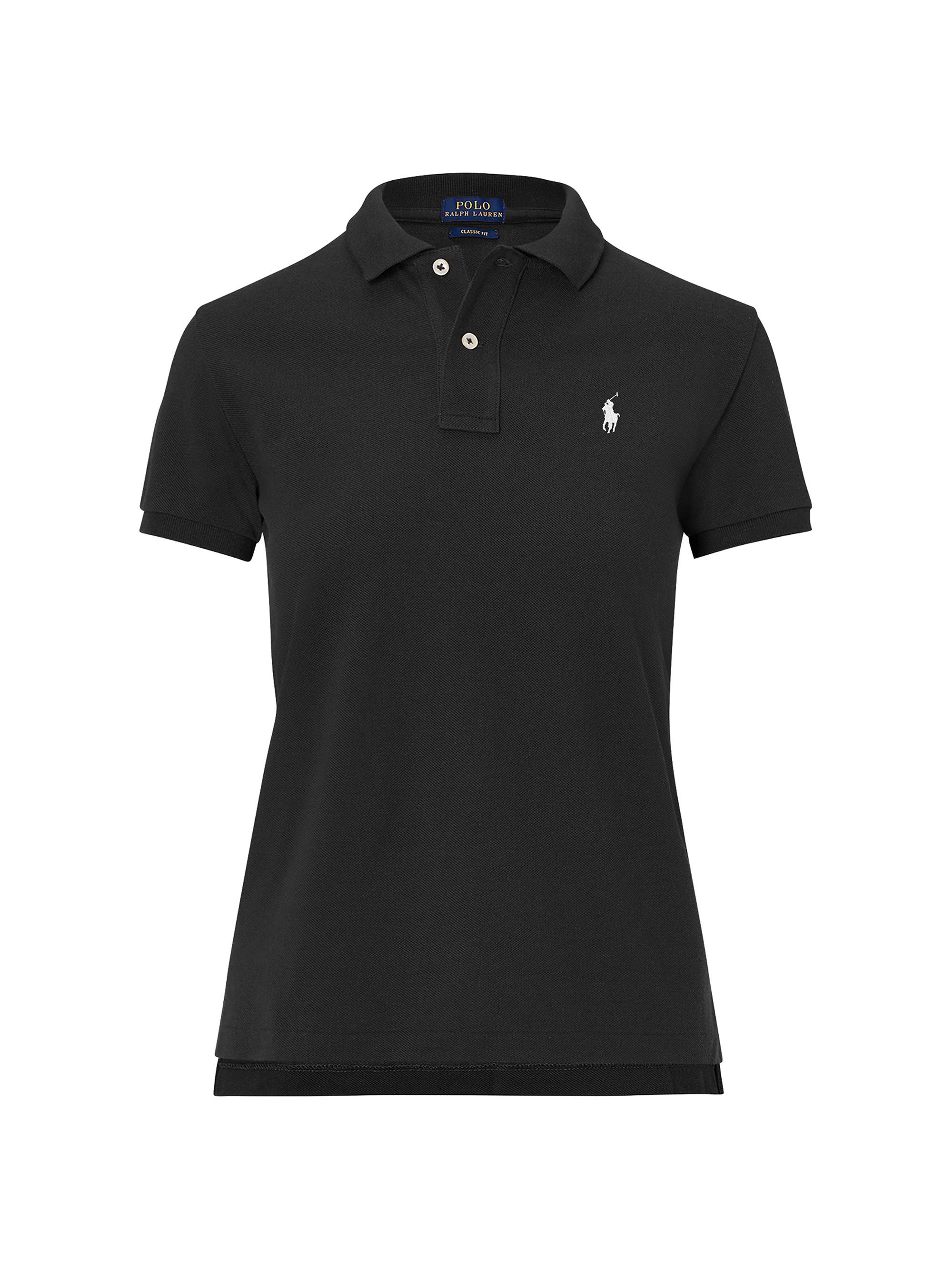 Polo Ralph Lauren Women's Classic Fit Short-Sleeve Polo - Polo Black White
