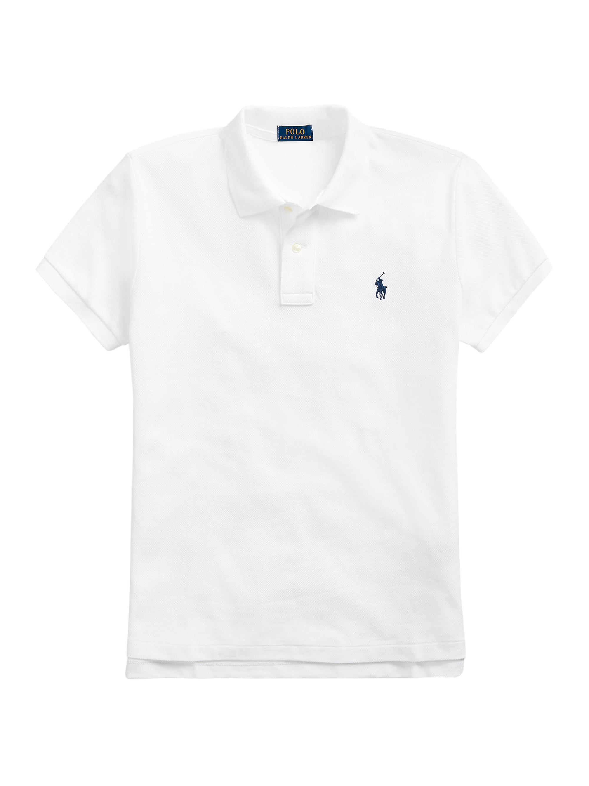 Polo Ralph Lauren Women's Classic Fit Short-Sleeve Polo - White
