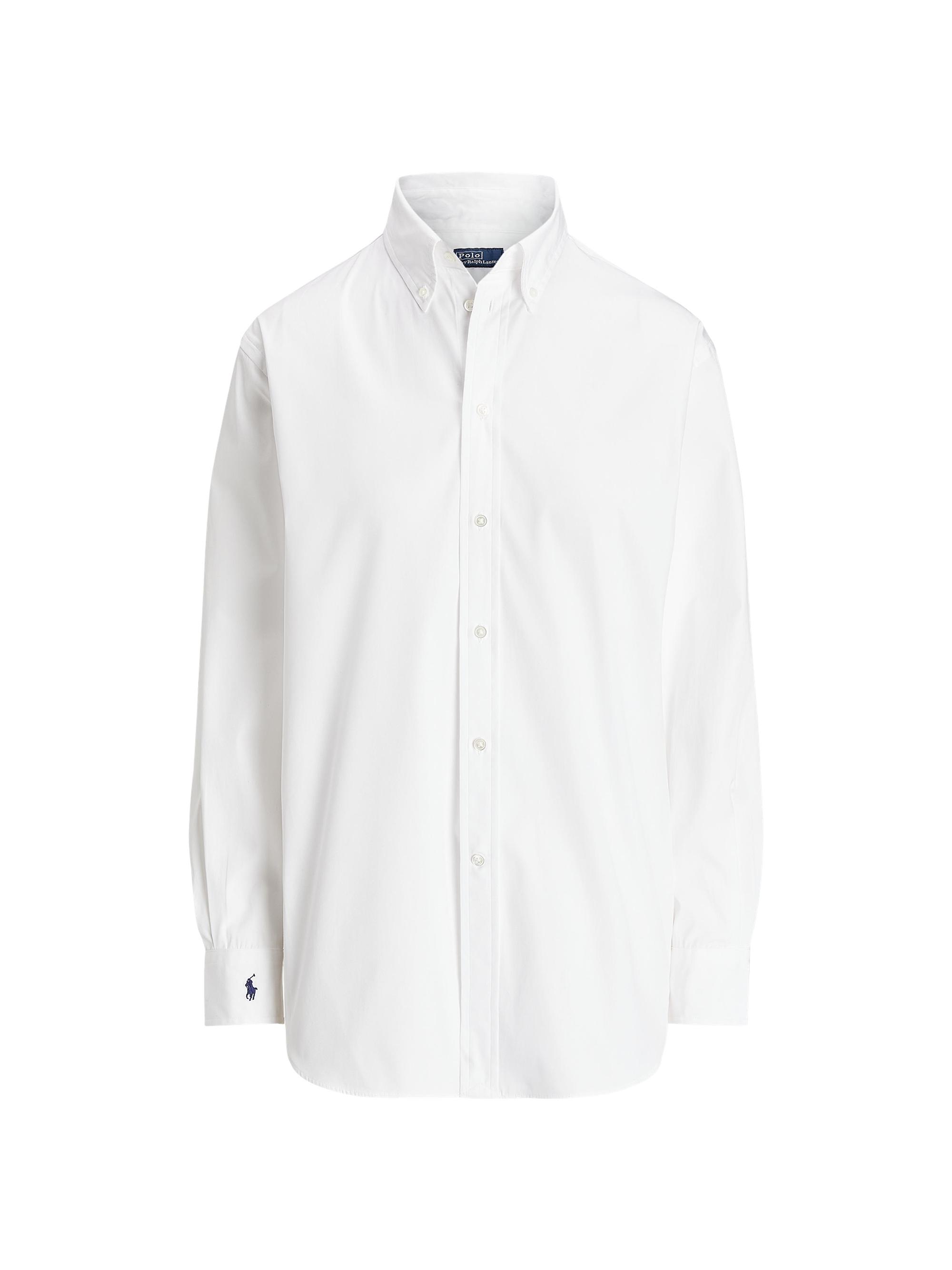 Polo Ralph Lauren Women's Cotton Button-Down Shirt - White