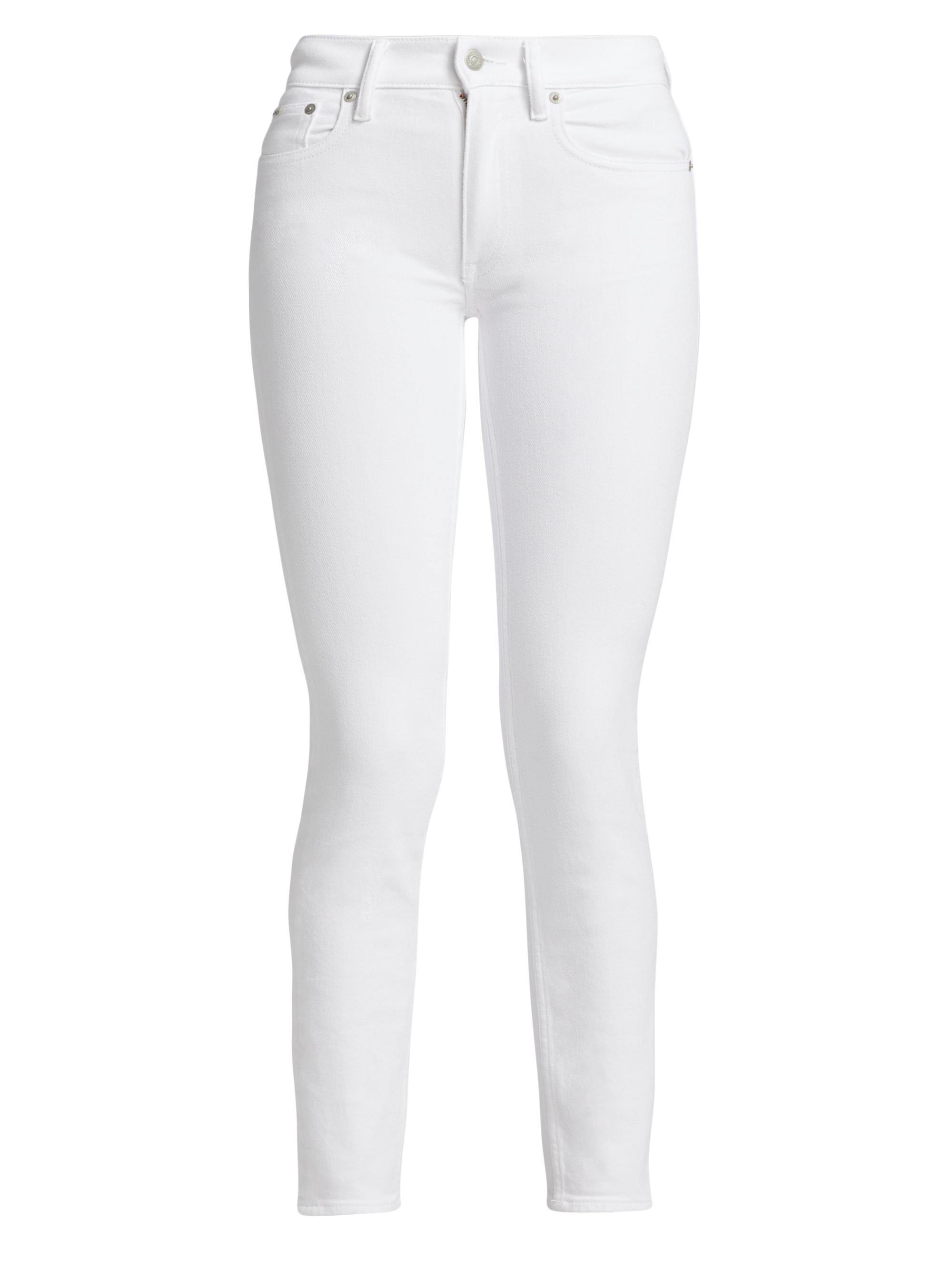Polo Ralph Lauren Women's Cotton-Blend Mid-Rise Skinny Jeans - Amesbury Wash