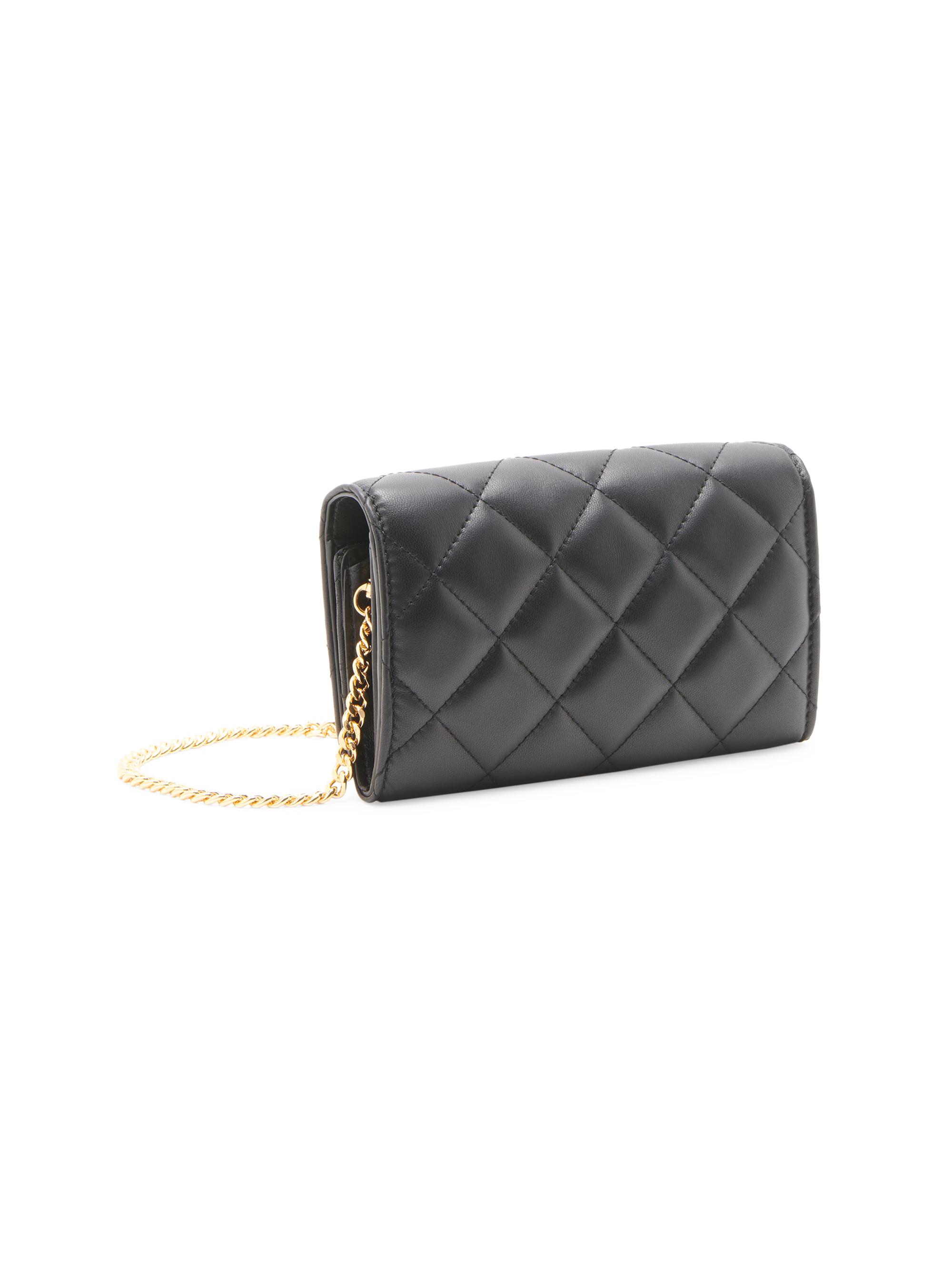 Shop Moschino Heart Studs Quilted Leather Clutch-On-Chain | Saks  