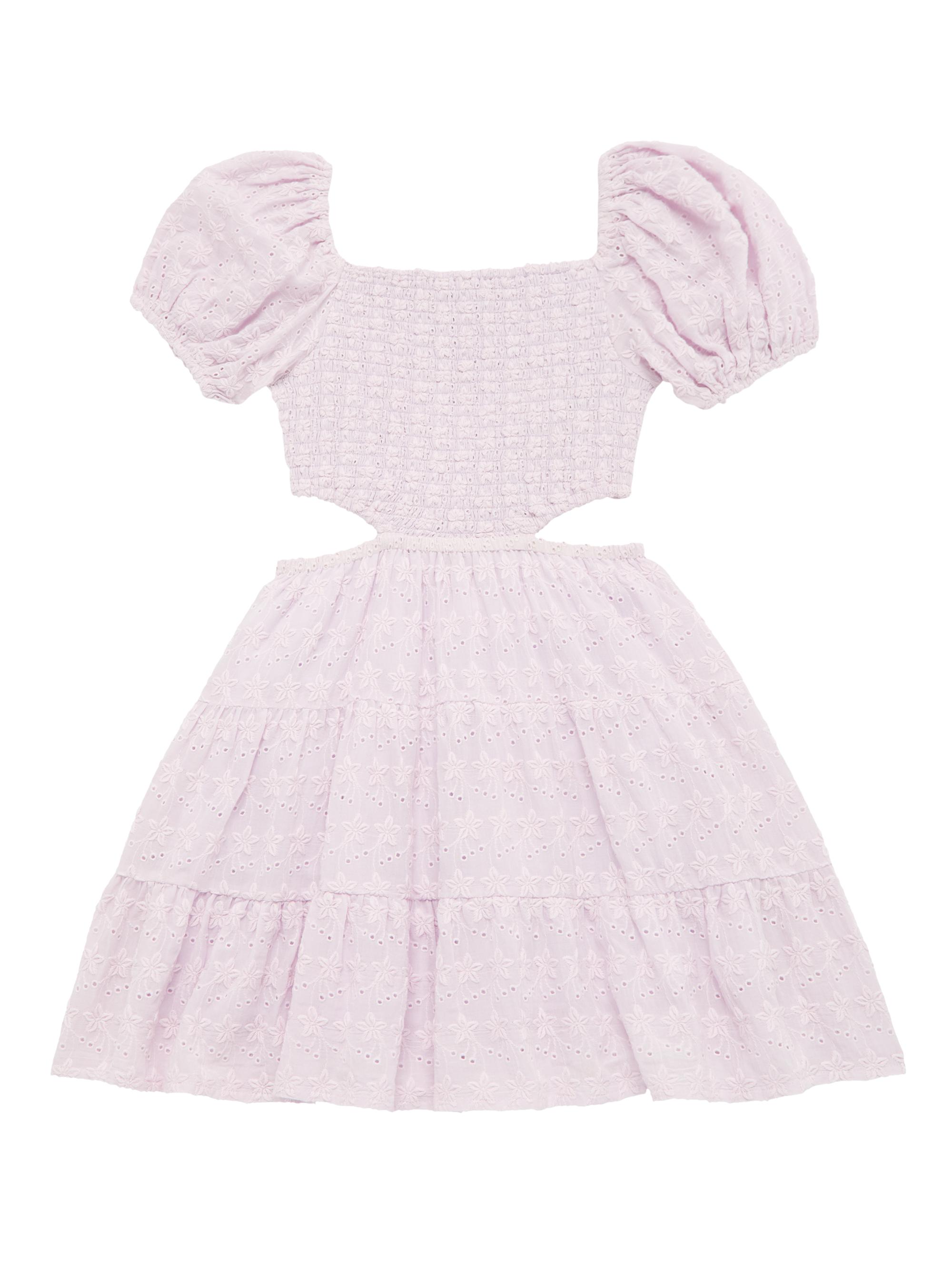 KatieJ NYC Girl's Phoenix Dress - Light Lilac