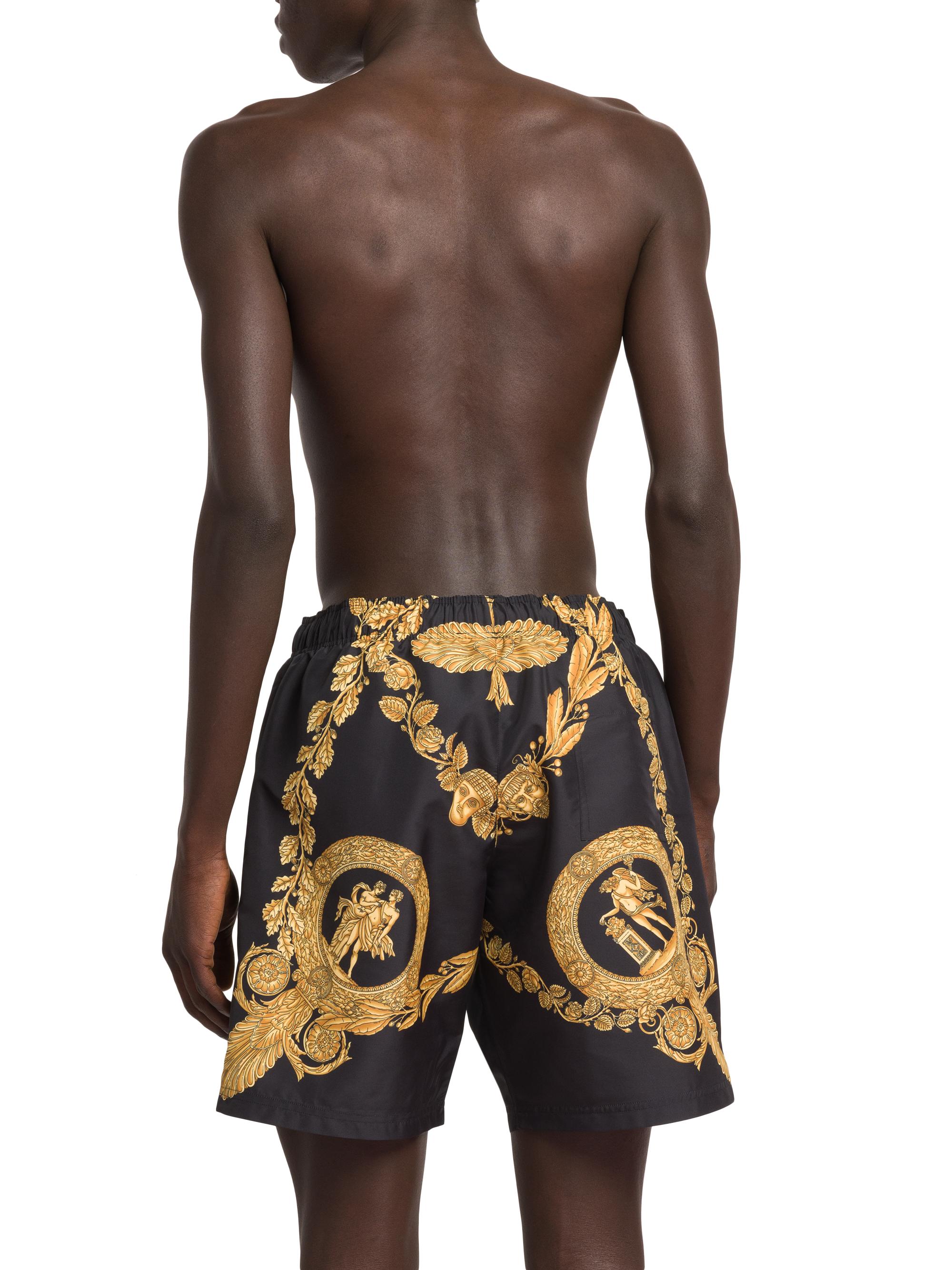 Versace VERSACE BRQUE PRNT WST DTL SHRTS - Black