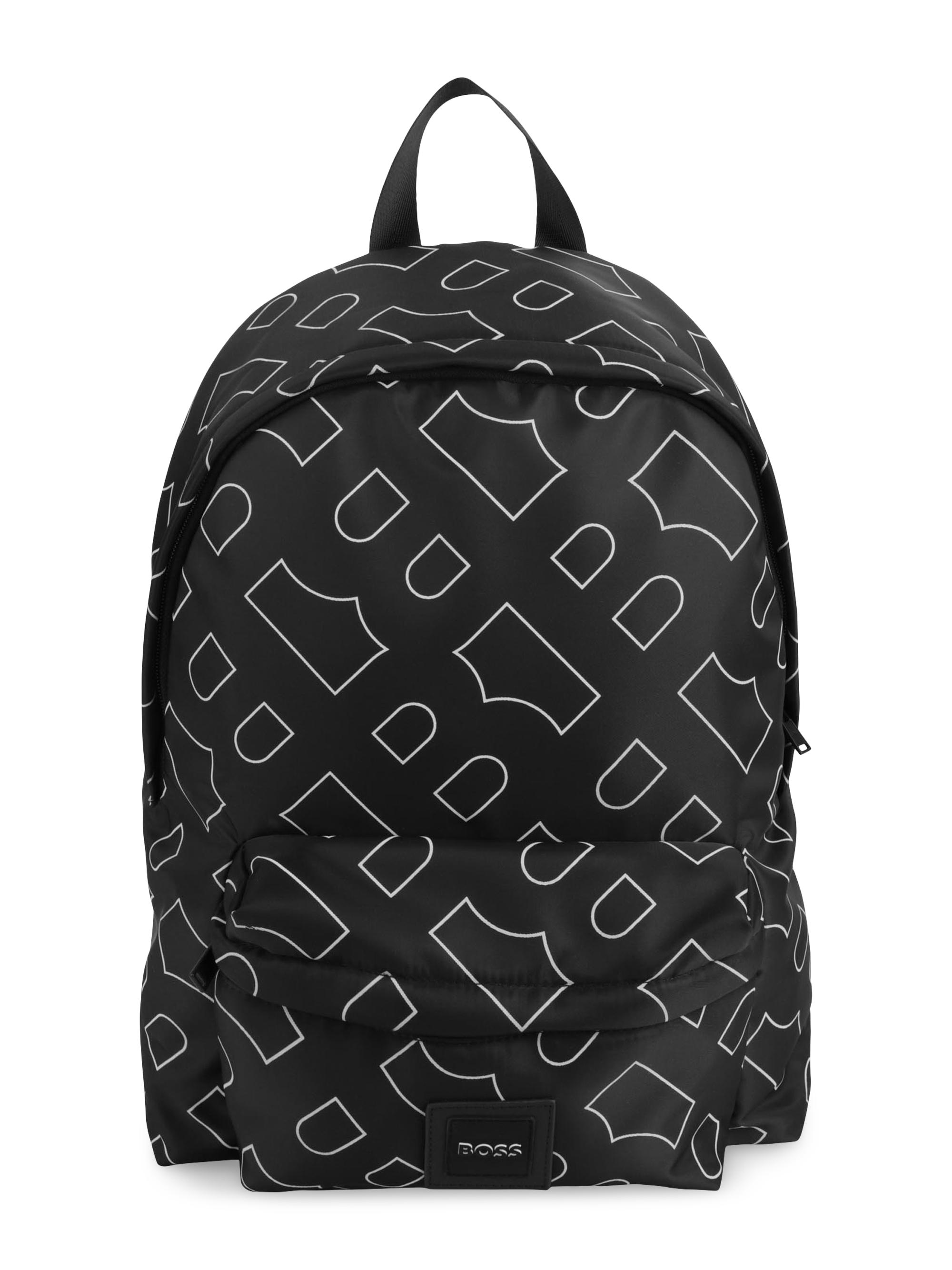 BOSS Logo Mesh Backpack - Black