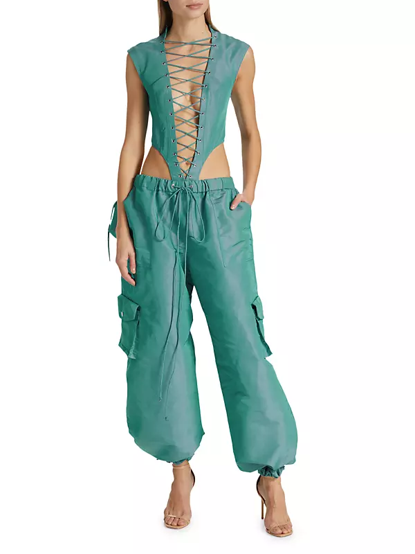 Spanx Women's Spotlight On Lace Bodysuit XL Shaping, Green (Malachite 000),  20 (Size: X-Large) : : Fashion