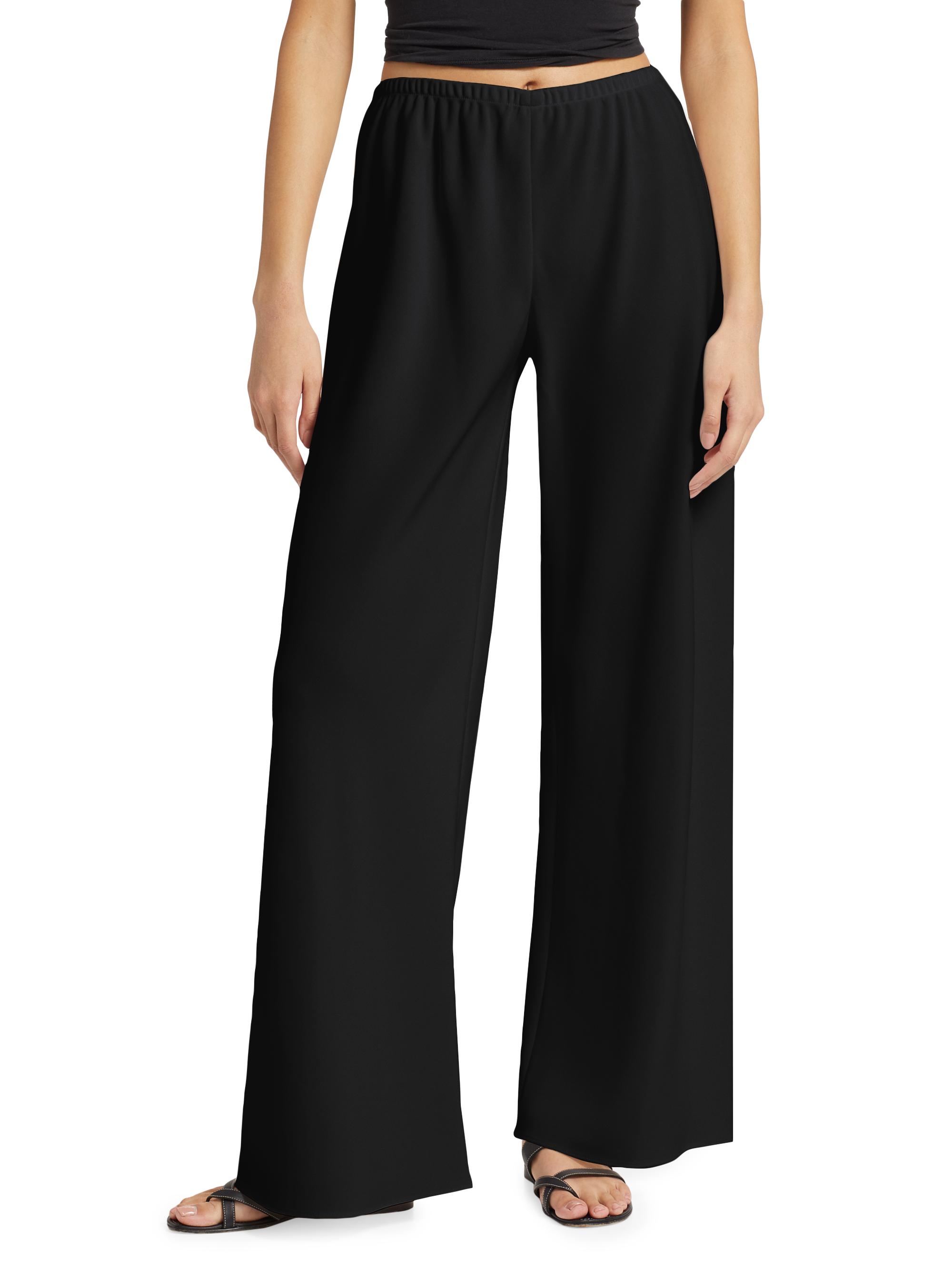 THE ROW GALA PANTS S ガラパンツ ブラック Gala Pant Black in Cady – The Row