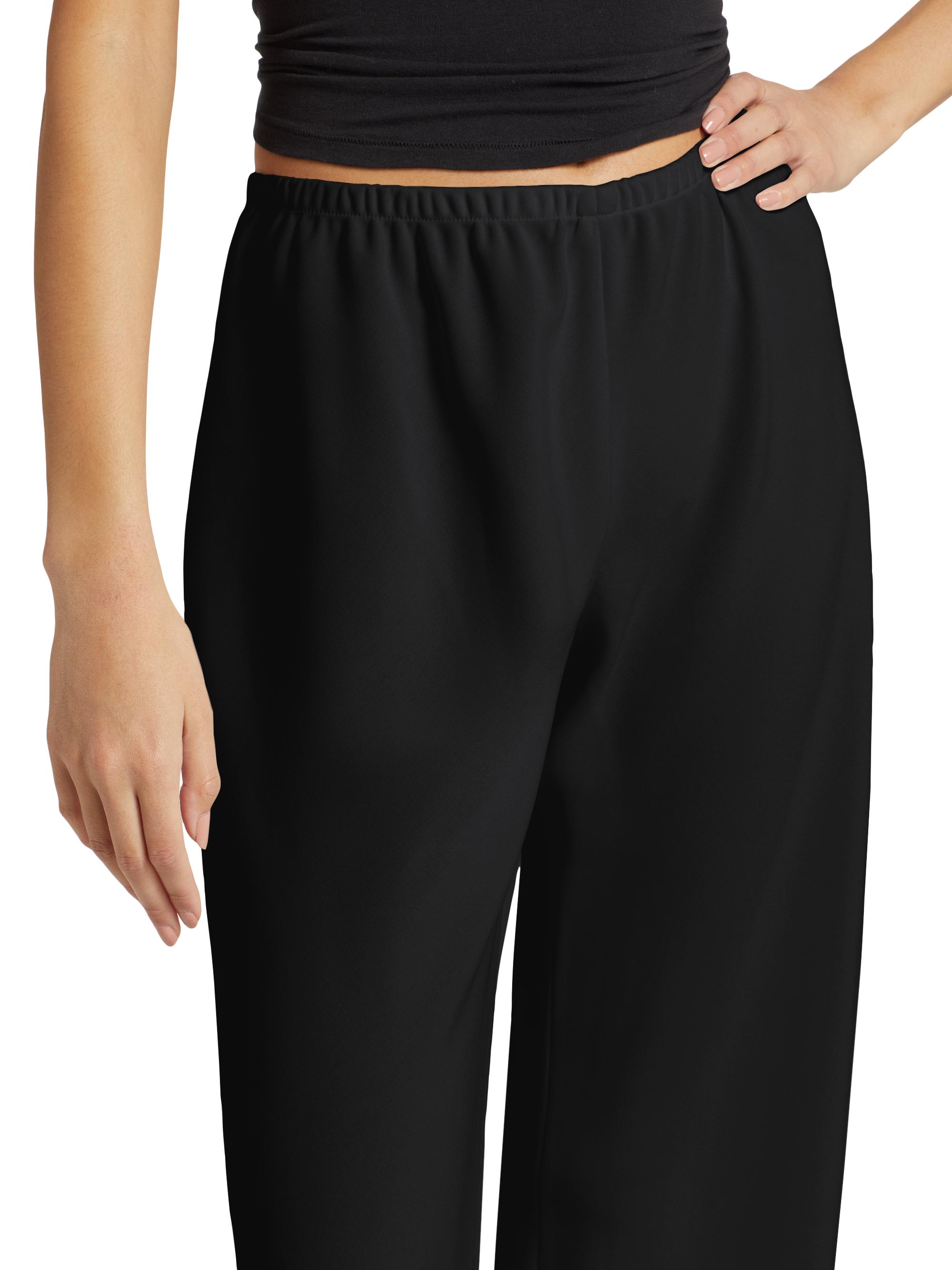 THE ROW GALA PANTS S ガラパンツ ブラック Gala Pant Black in Cady – The Row