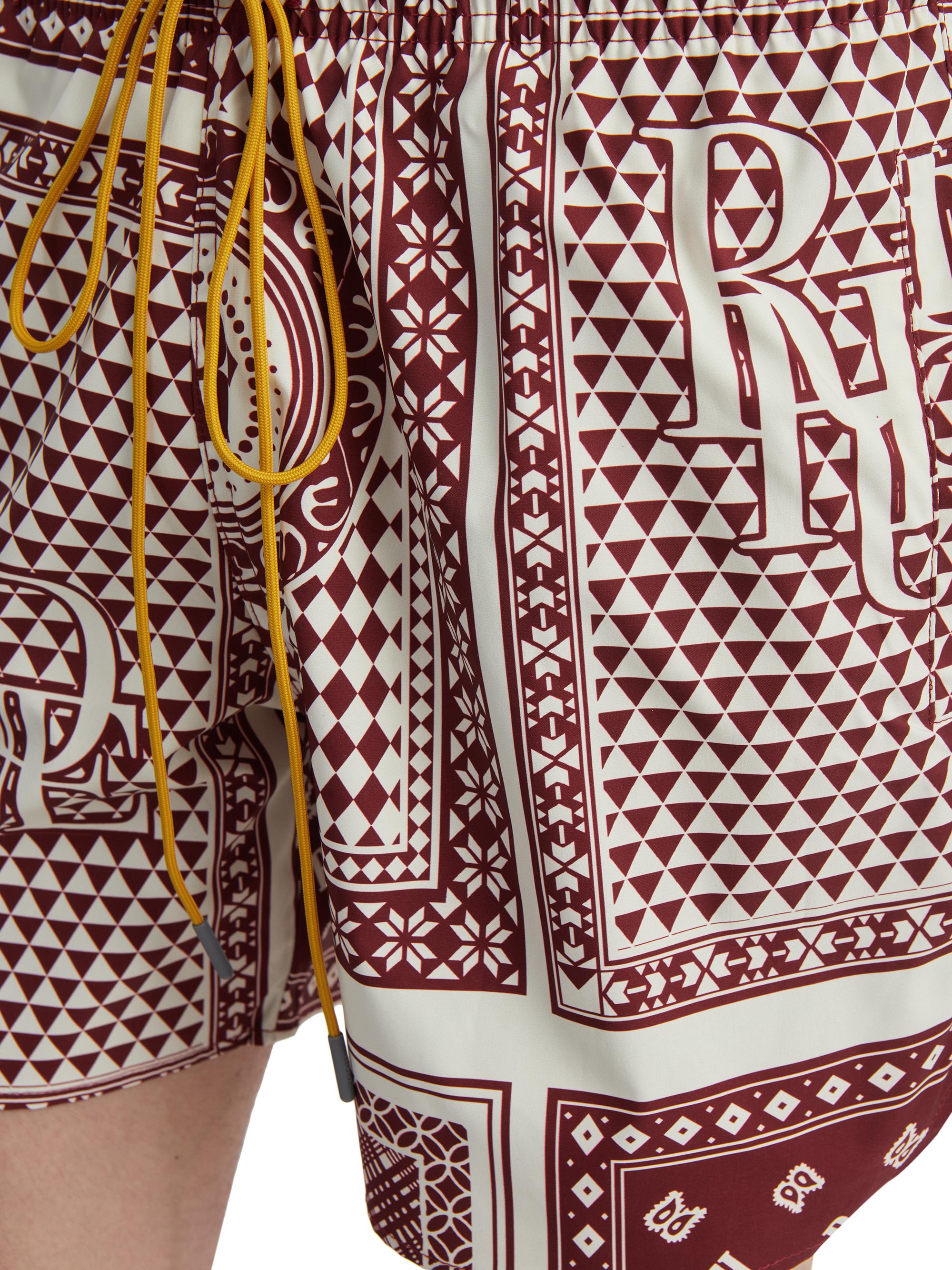 Rhude Card-Print Swim Shorts | Saks Fifth Avenue