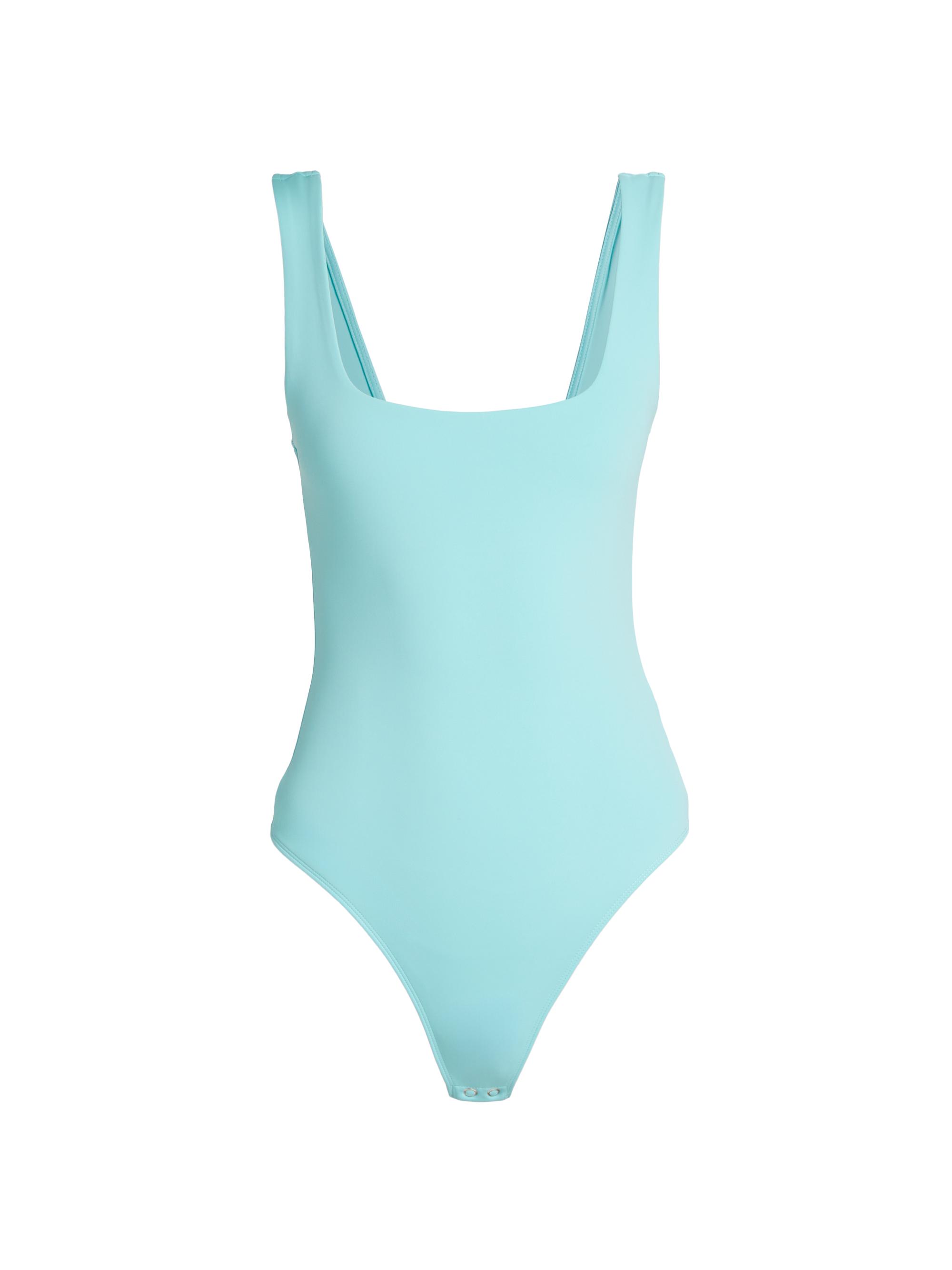 Good American Women's Modern Tank Scuba Bodysuit - Pecan
