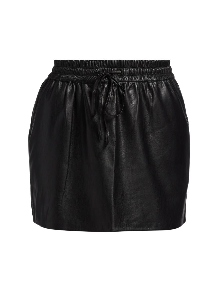 スカート GOOD AMERICAN Good Leather Pencil Ld42 GOOD AMERICAN FAUX LEATHER MIDI SKIRT – Envy by Melissa Gorga
