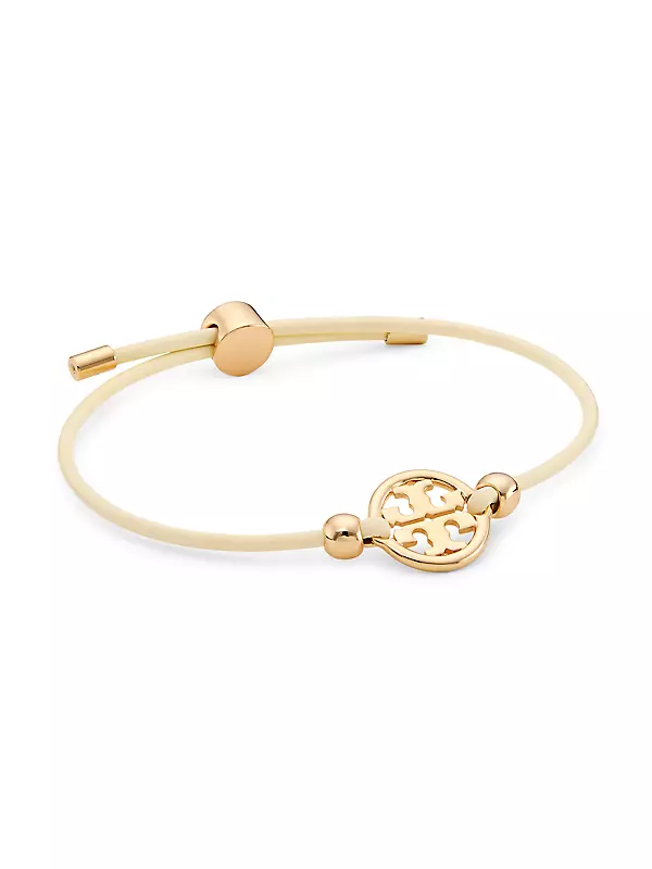 Tory Burch Good Luck Chain Bracelet in Tory Gold