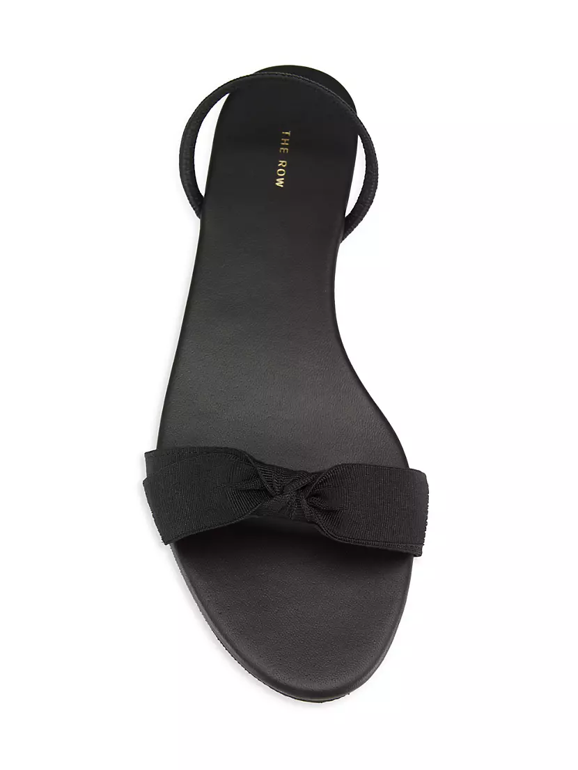Shop The Row Flat Bow Sandals | Saks Fifth Avenue