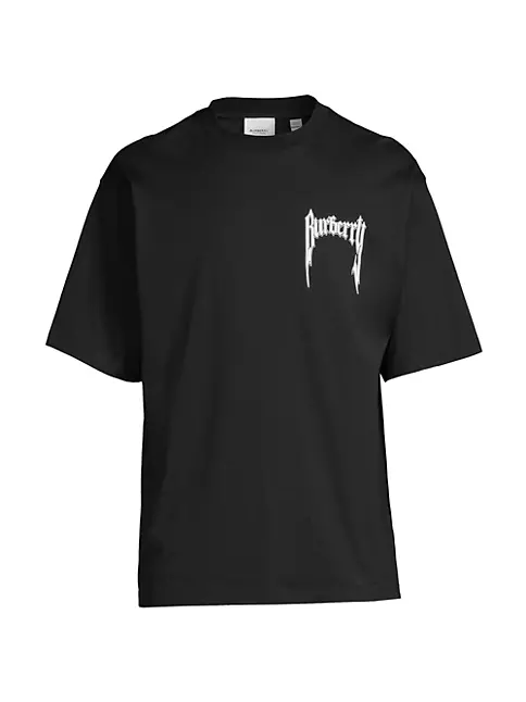 Shop Burberry Logo Cotton T-Shirt