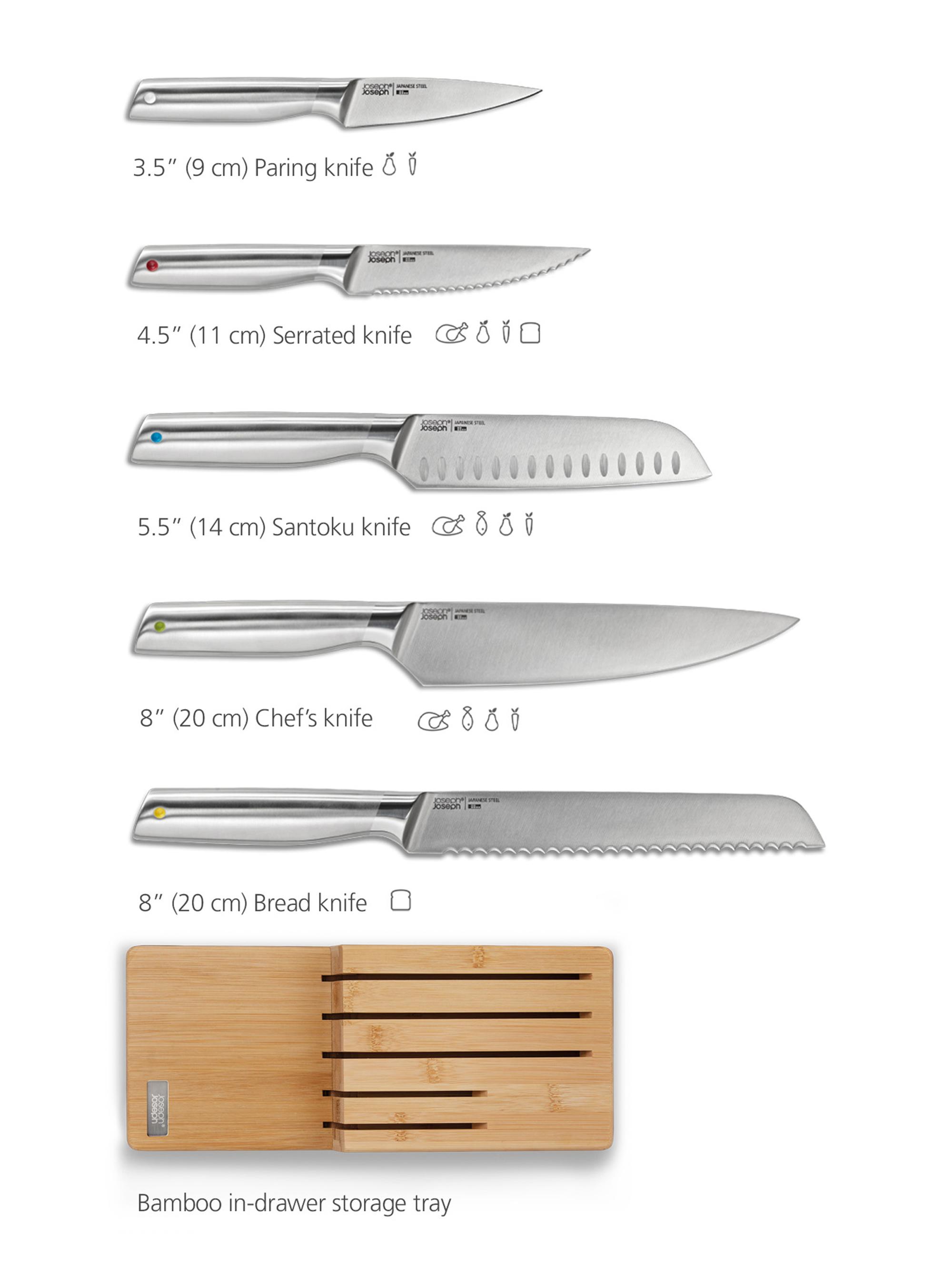 Joseph Joseph Elevate Steel Knives Bamboo Store 5pc St | Saks