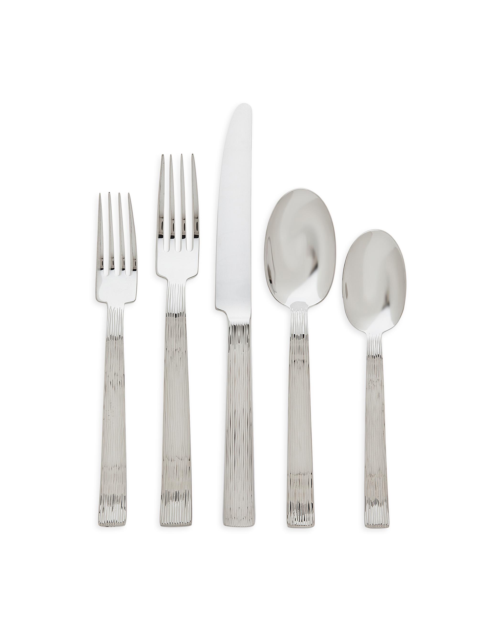 Ricci Argentieri Pioggia 45-Piece Stainless Steel Flatware Set