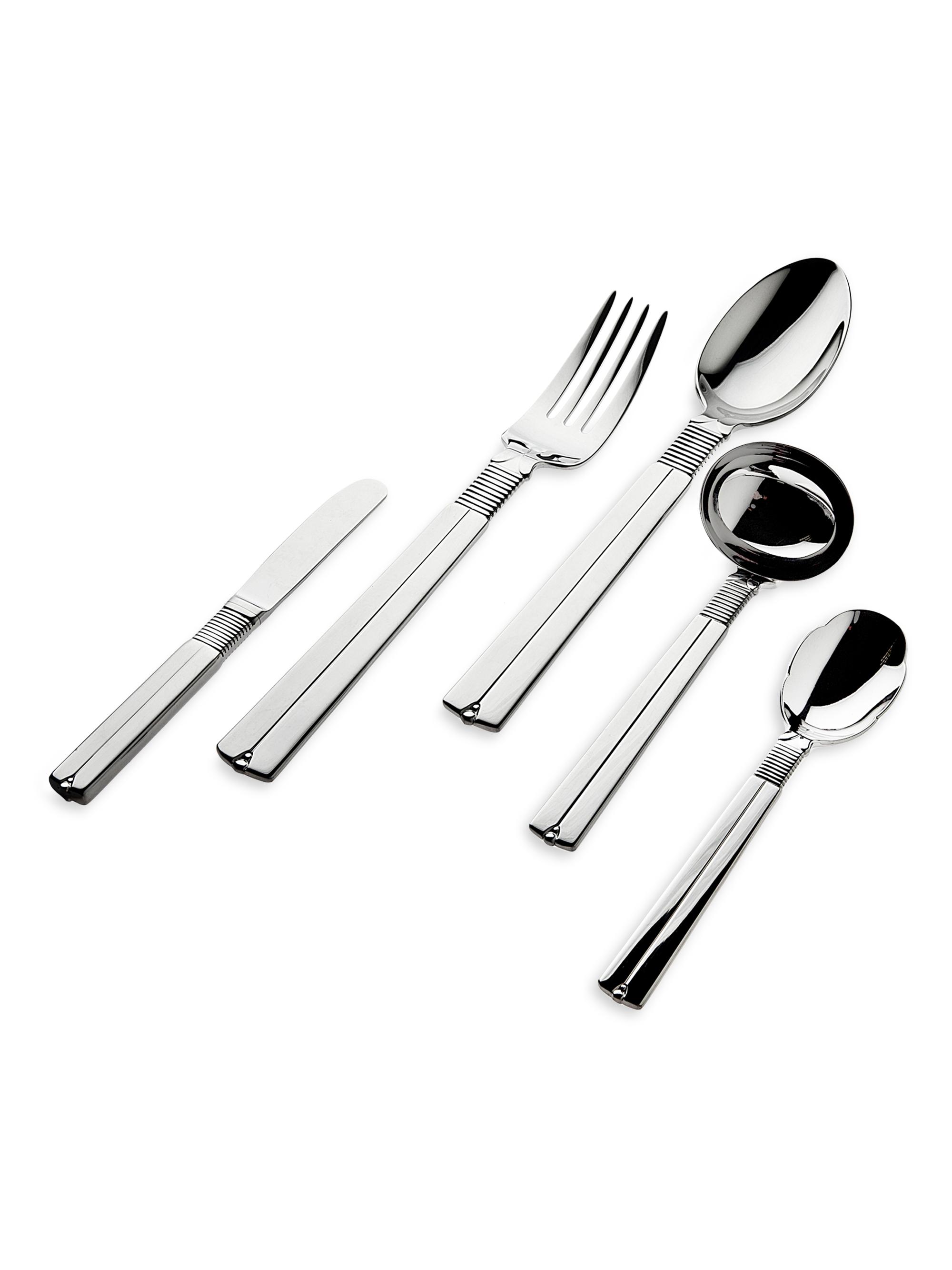 Ricci Argentieri Artisan 5-Piece Stainless Steel Hostess Set