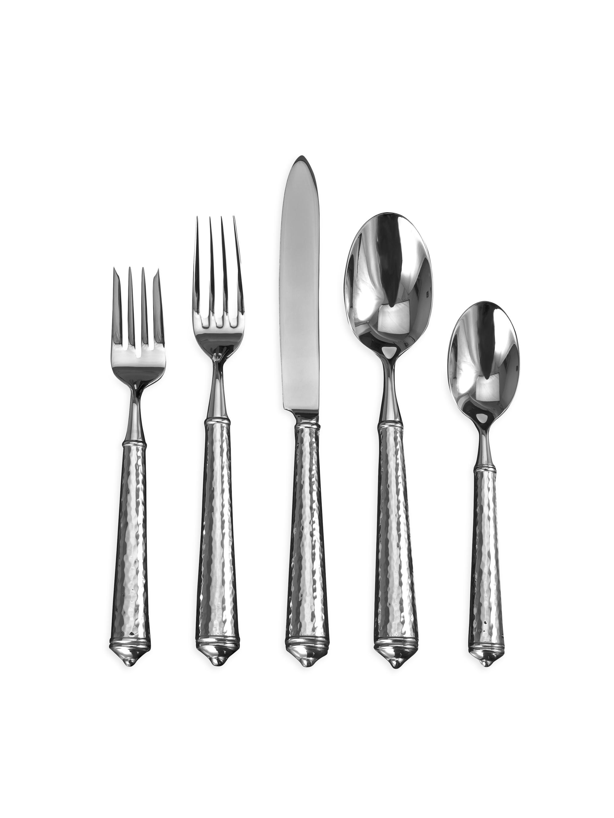 Ricci Argentieri Leopardo 5-Piece Stainless Steel Flatware Set
