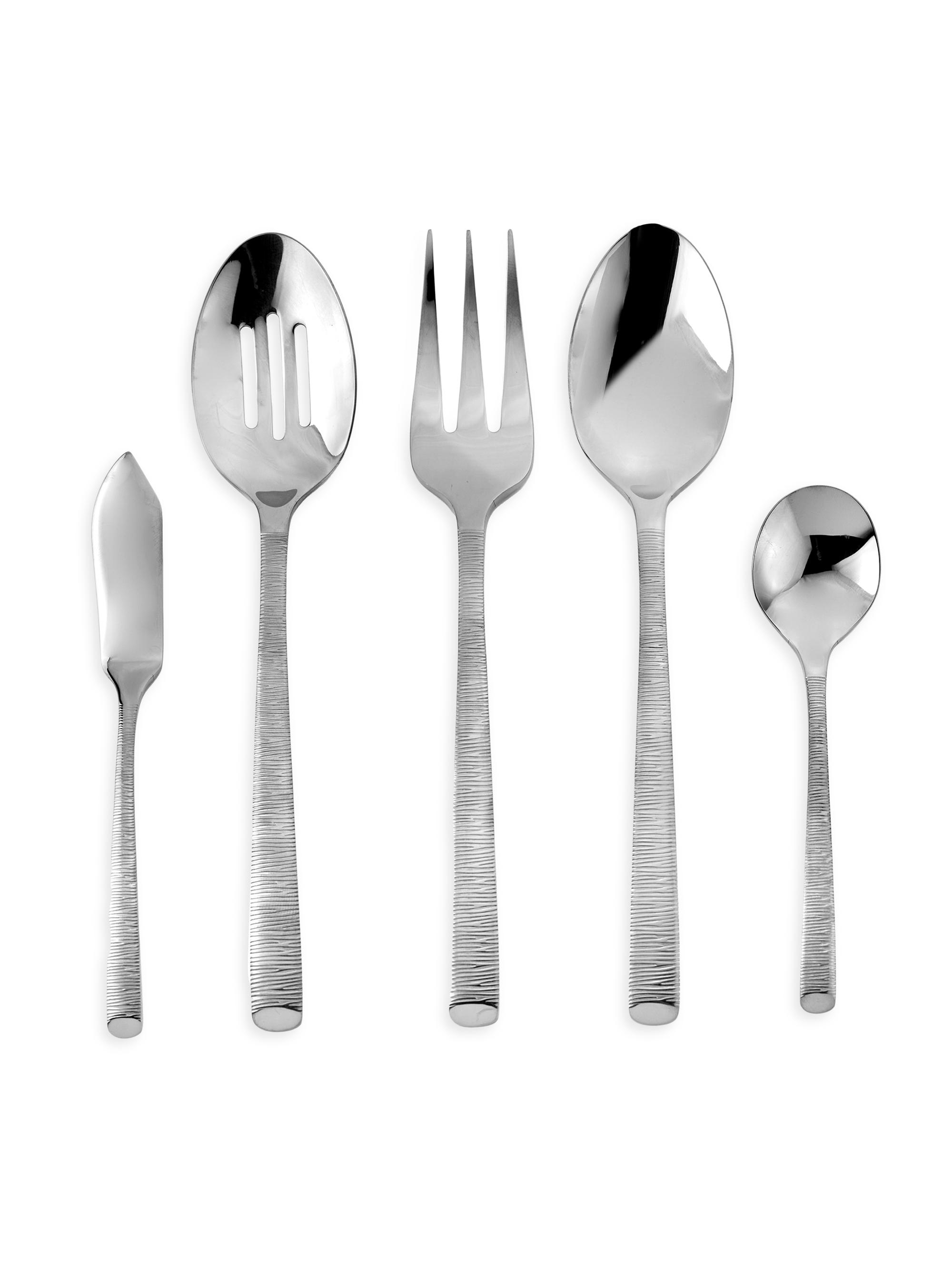 Ricci Argentieri Birchwood Mirrored 45-Piece Stainless Steel Flatware Set