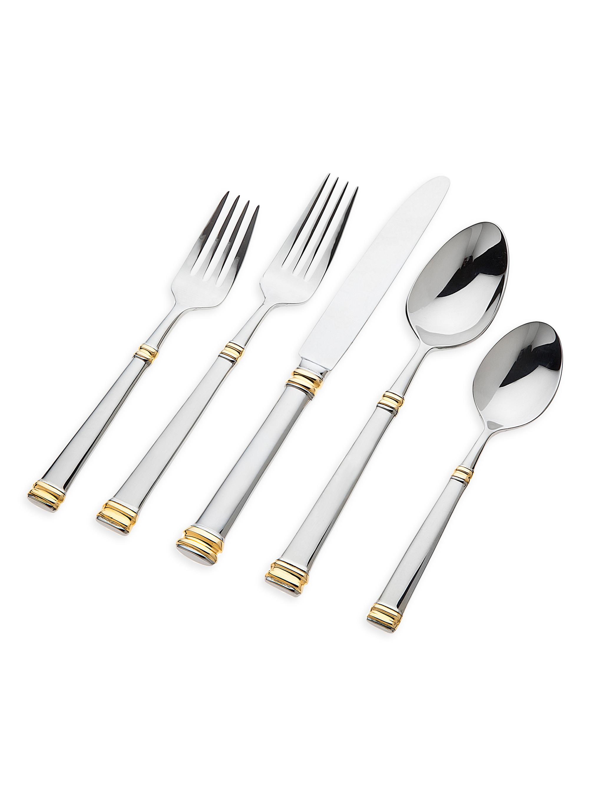 Ricci Argentieri Bramasole 45-Piece Goldplated Stainless Steel Flatware Set