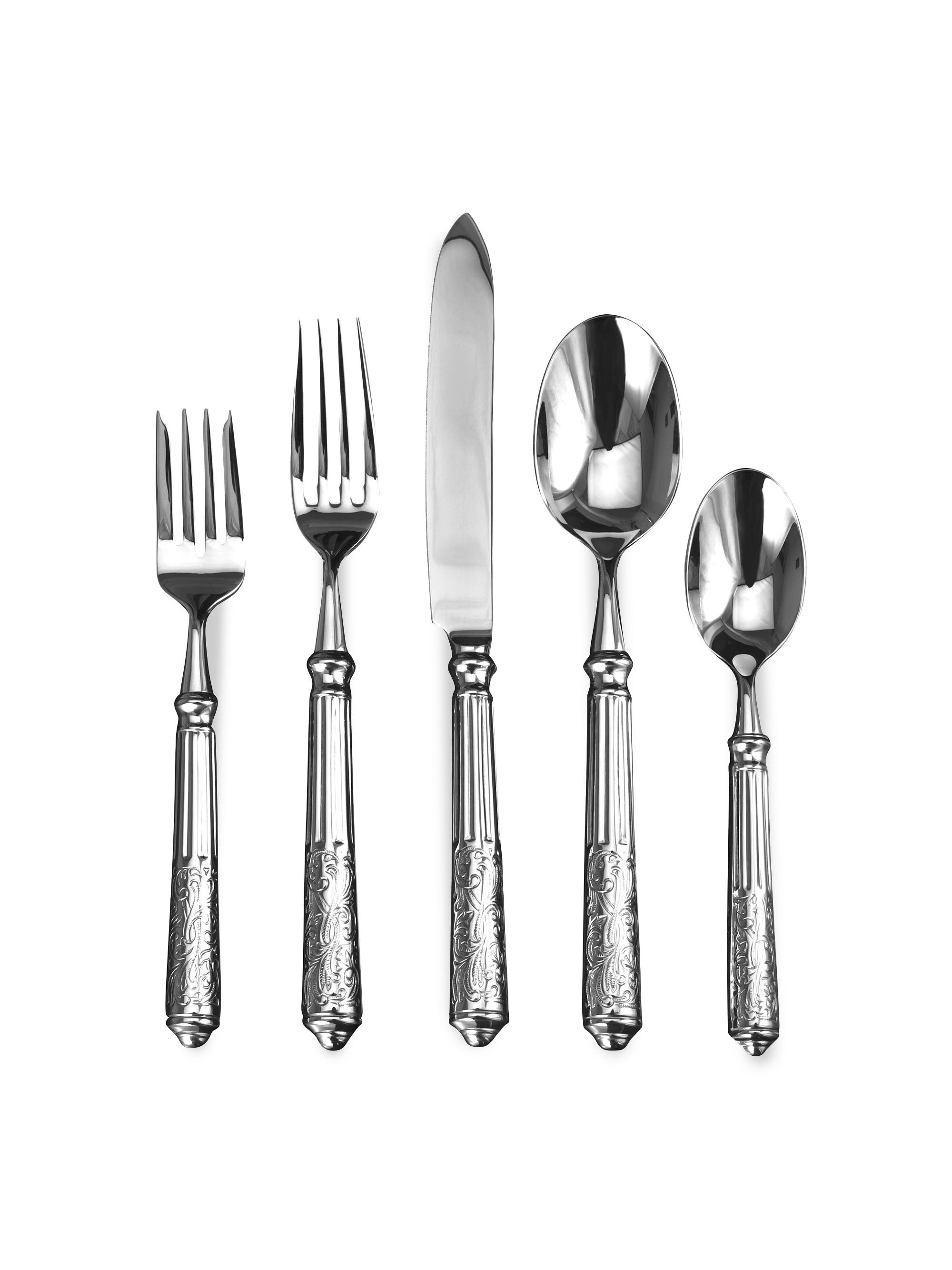 Ricci Argentieri Amalfi 5-Piece Stainless Steel Flatware Set