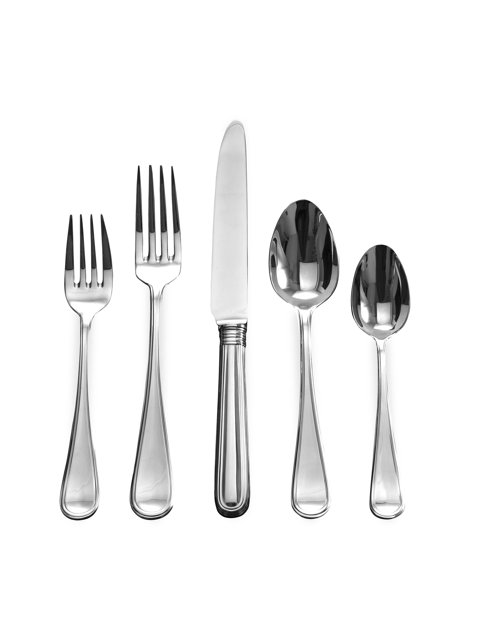 Ricci Argentieri Ascot 5-Piece Stainless Steel Flatware Set